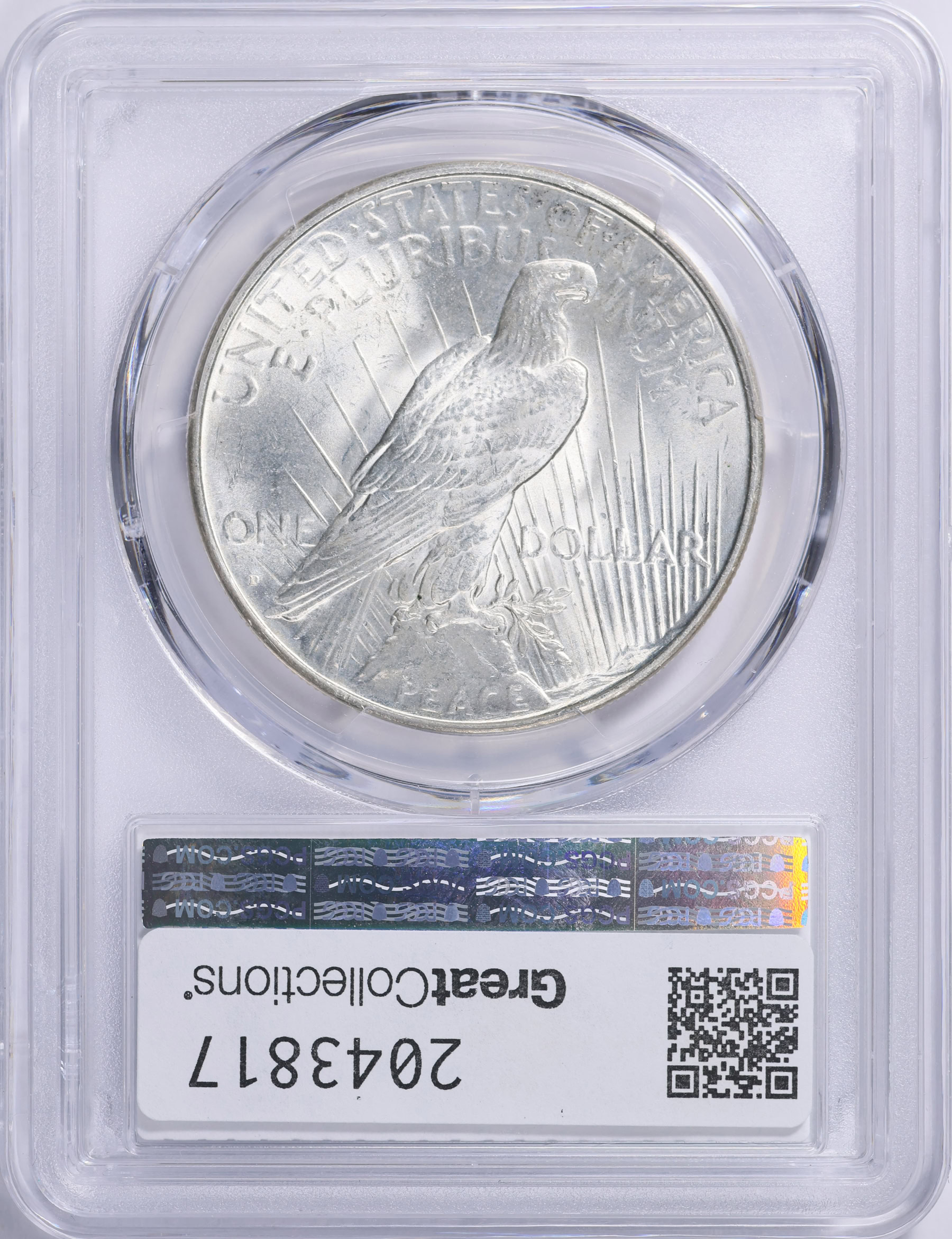 1934-D Peace Silver Dollar PCGS MS-64 (CAC Green) (Item 2043817