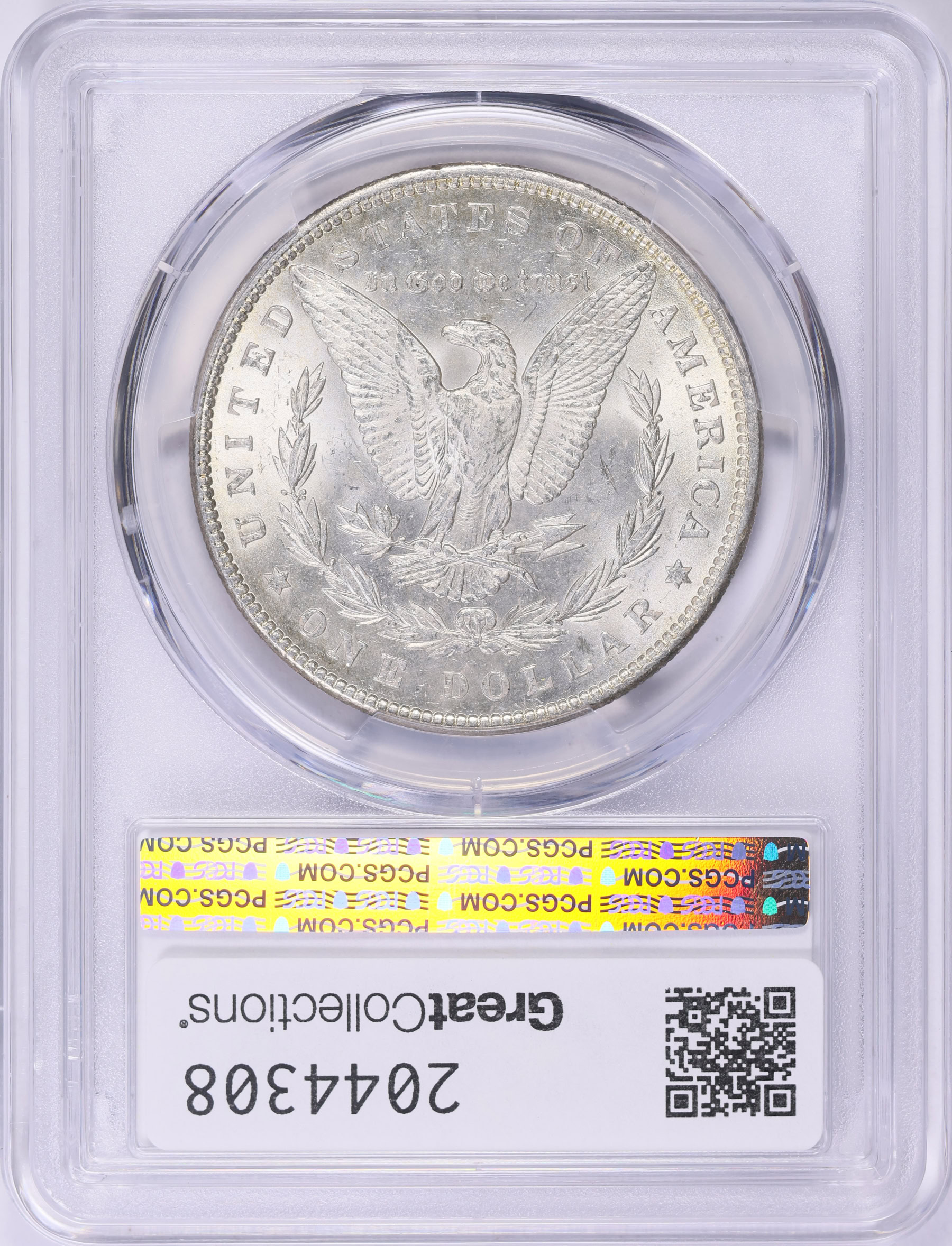 1889-P モルガン銀貨 - 1ドル - 認定コレクションコイン - PCGS MS62