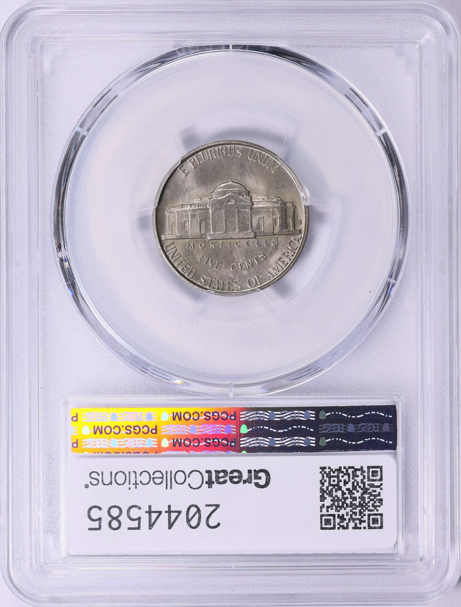 1940-S/S Jefferson Nickel Repunched Mintmark FS-501 PCGS MS-66