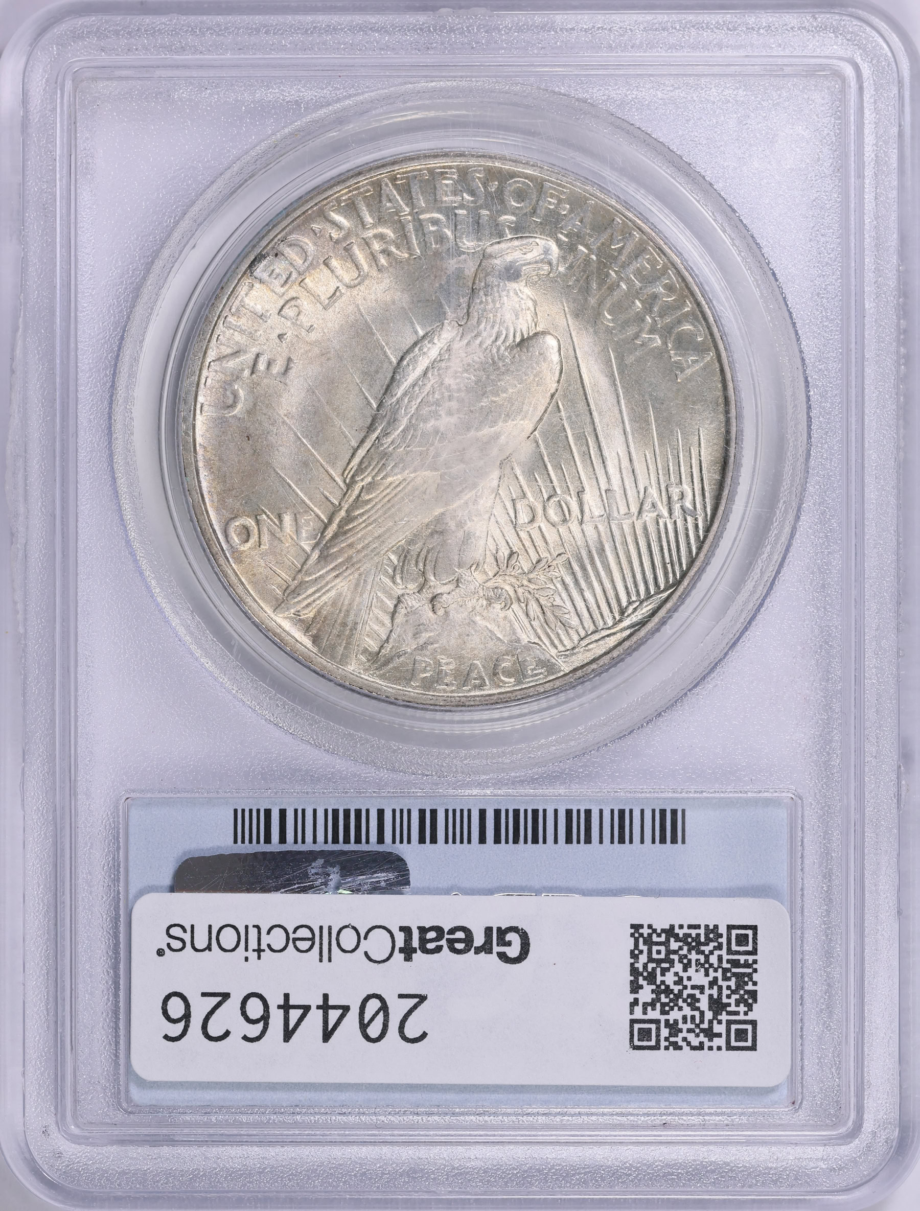 1921 Peace Silver Dollar High Relief PCGS MS-65 (Item 2044626 ...