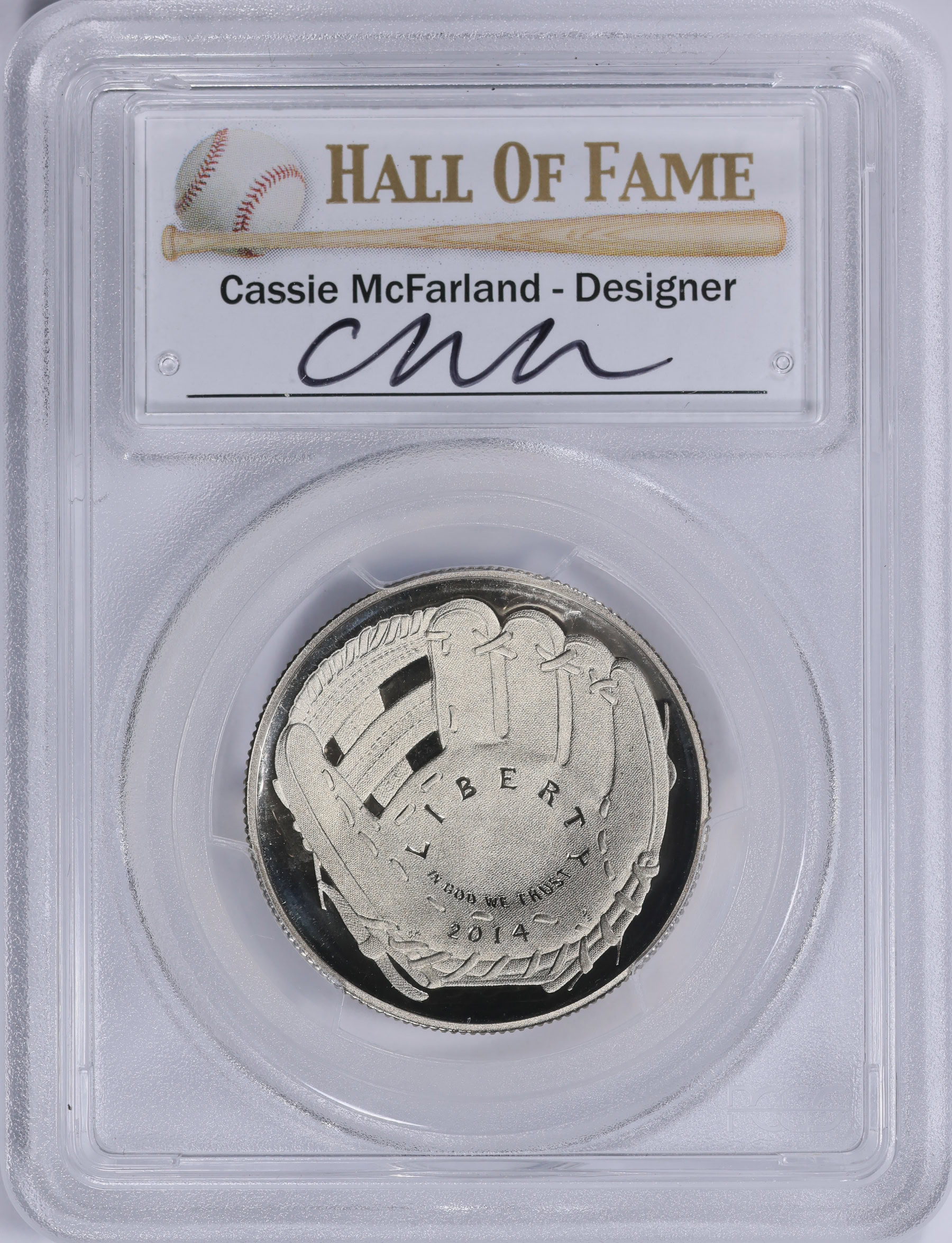2014-S Baseball Hall of Fame Clad Half Dollar Long Beach PCGS
