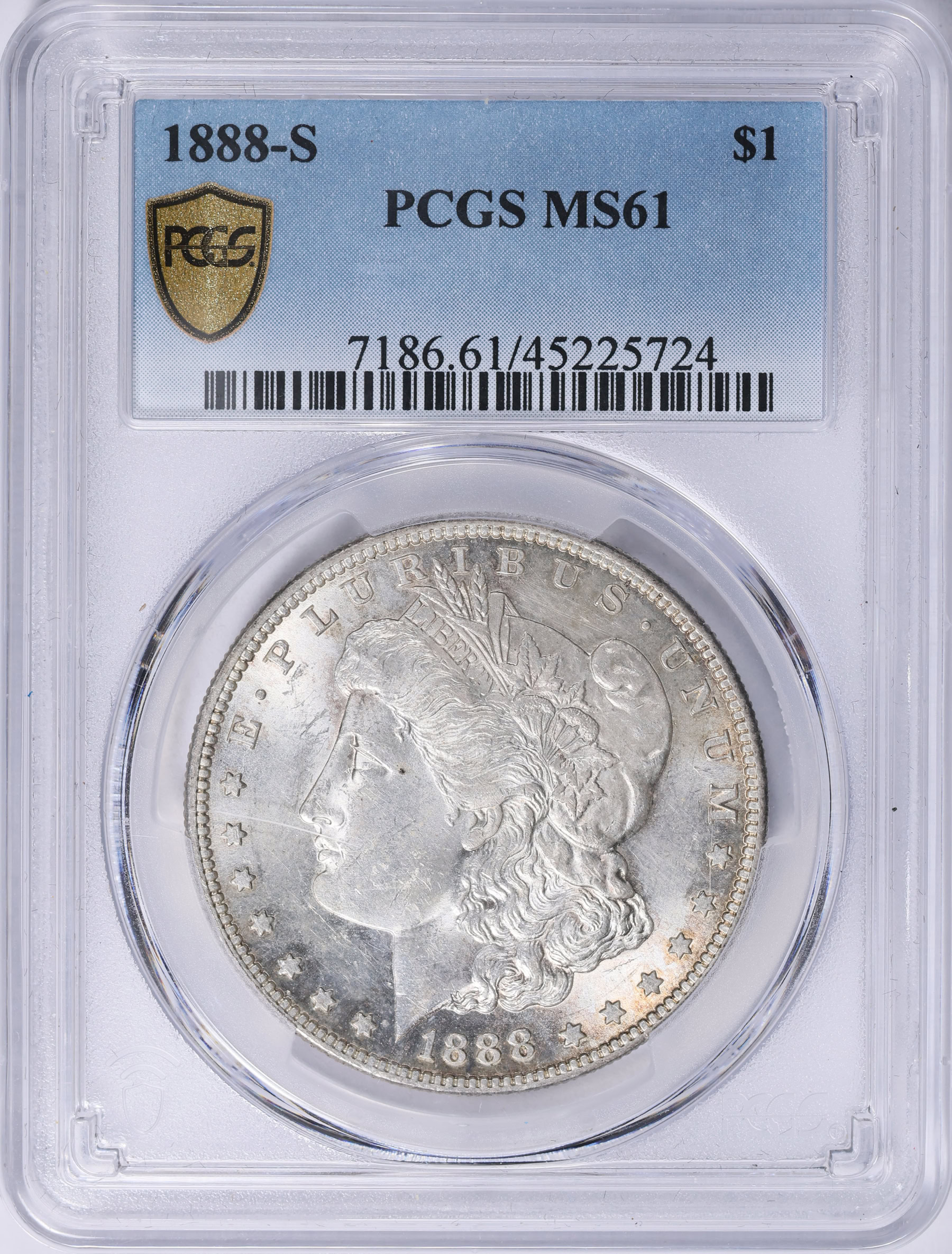 1888-S Morgan Silver Dollar PCGS MS-61 (Item 2045410