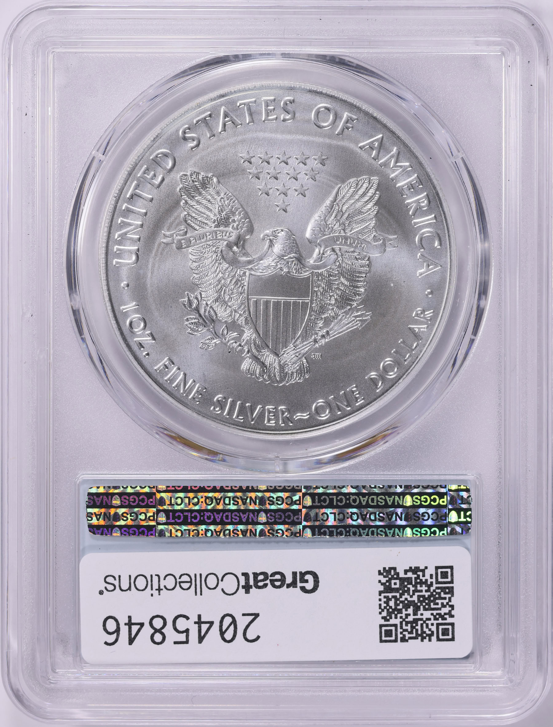 2021-(S) $1 Silver Eagle Type 1 Struck at San Francisco Emergency