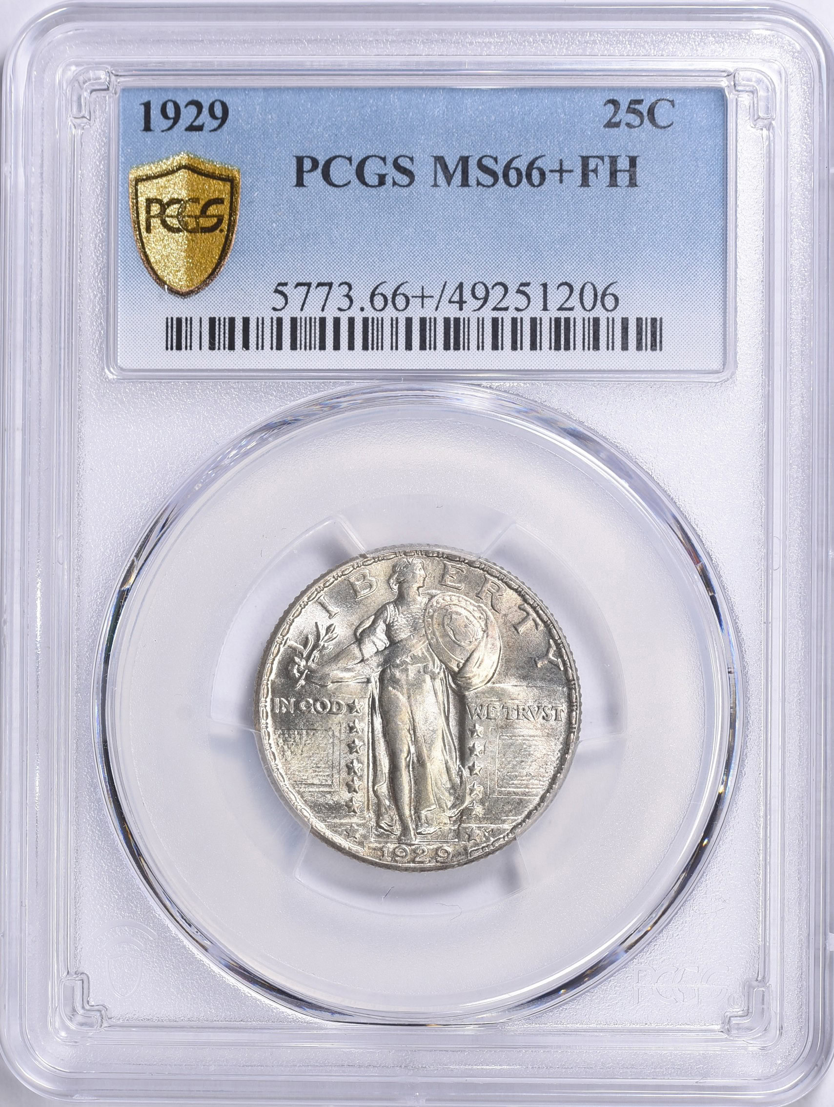 1929 Standing Liberty Quarter PCGS MS-66+ FH (Item 2046101