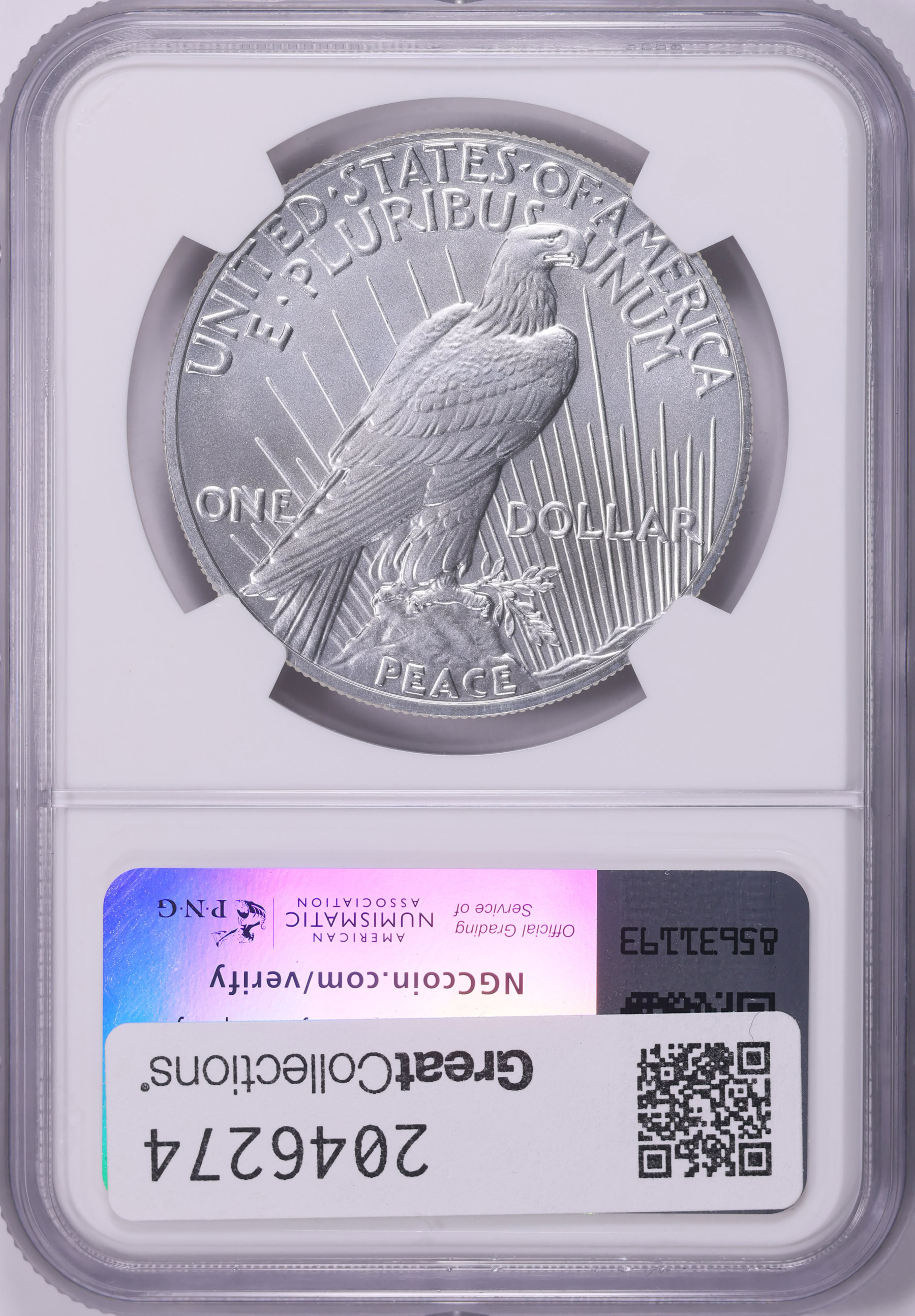 2023 Peace Silver Dollar First Day of Issue NGC MS-70 | NGC Cert