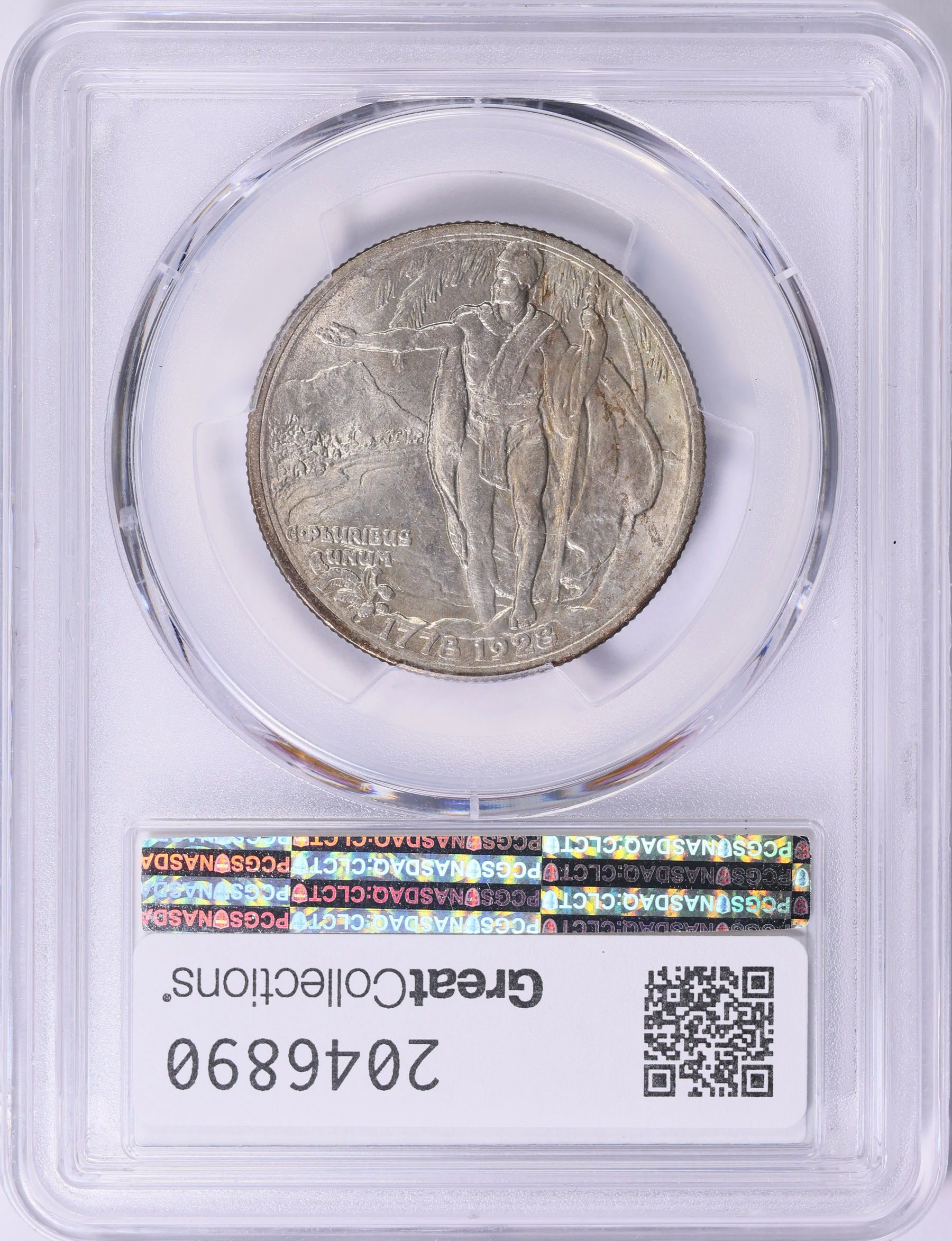 1928 Hawaiian Sesquicentennial Half Dollar PCGS MS-65+ (CAC Green