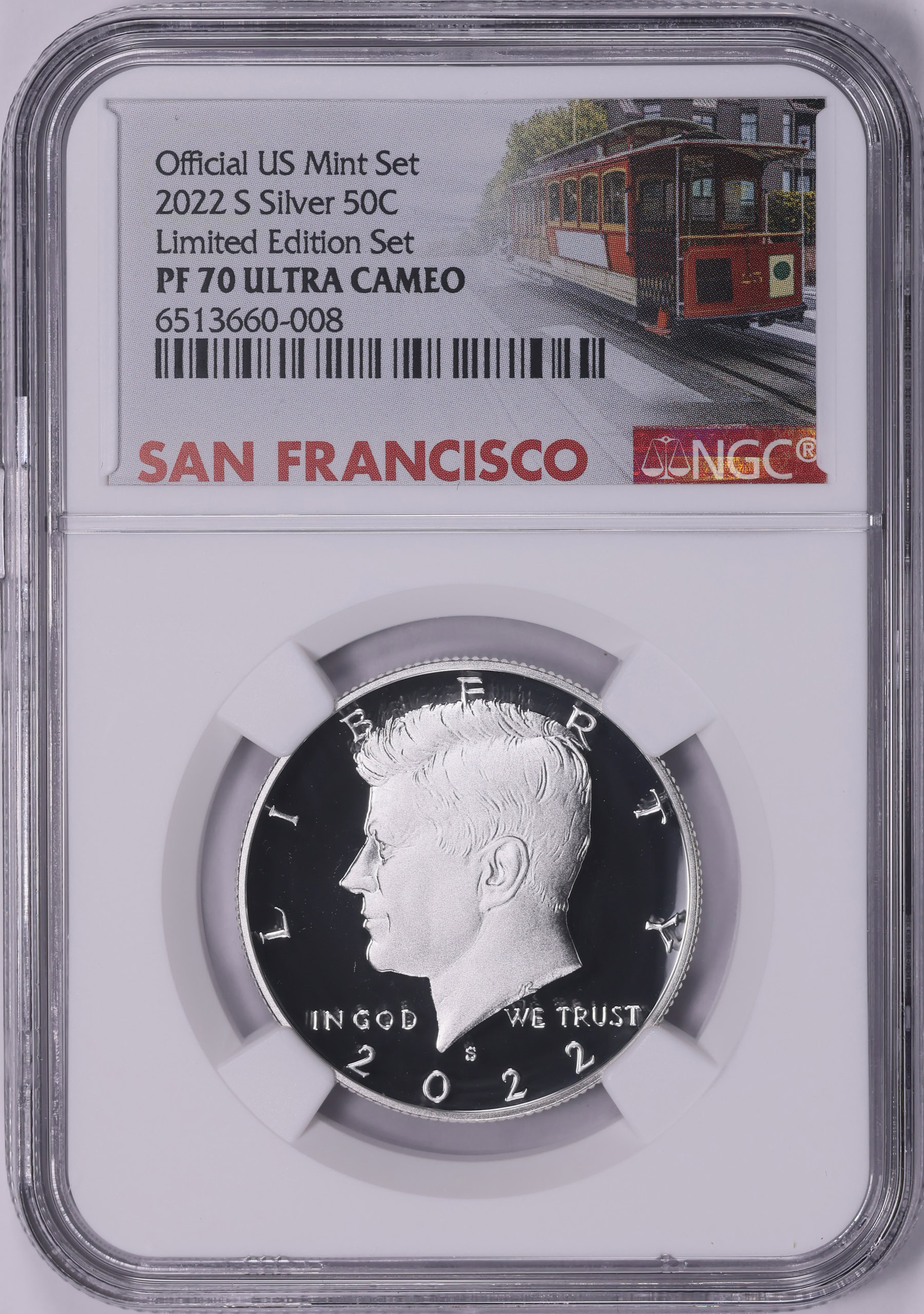 2022-S Kennedy Half Dollar Silver (From the Limited Edition Proof