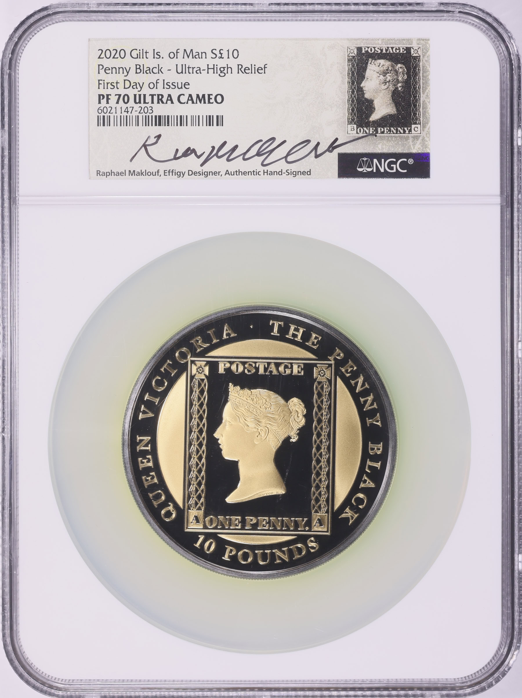 Isle of Man 2020 Gold £5 & Gilt Silver £10 Penny Black 180th