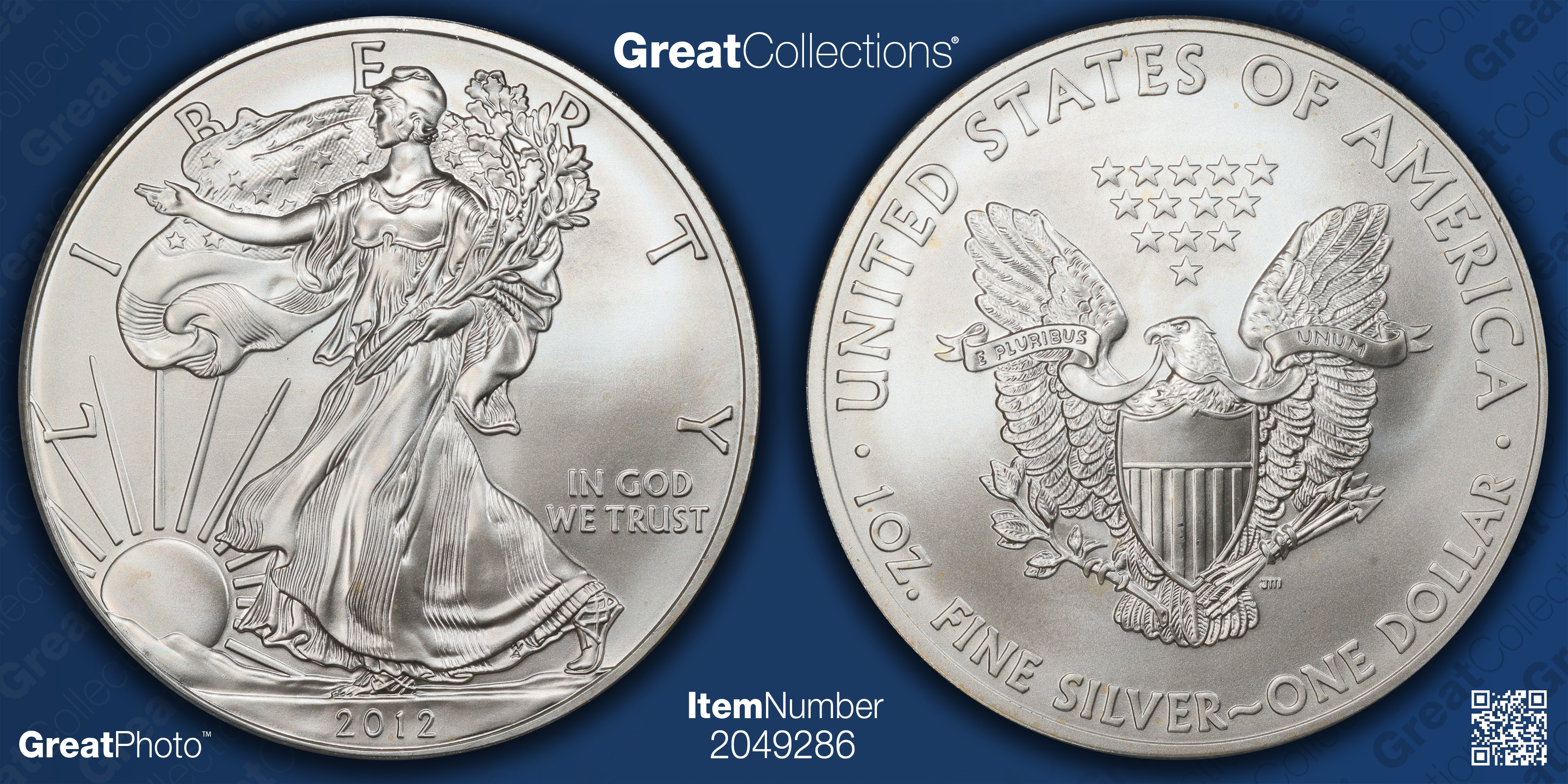 2012 $1 Silver Eagle First Strike PCGS MS-70 (Item 2049286