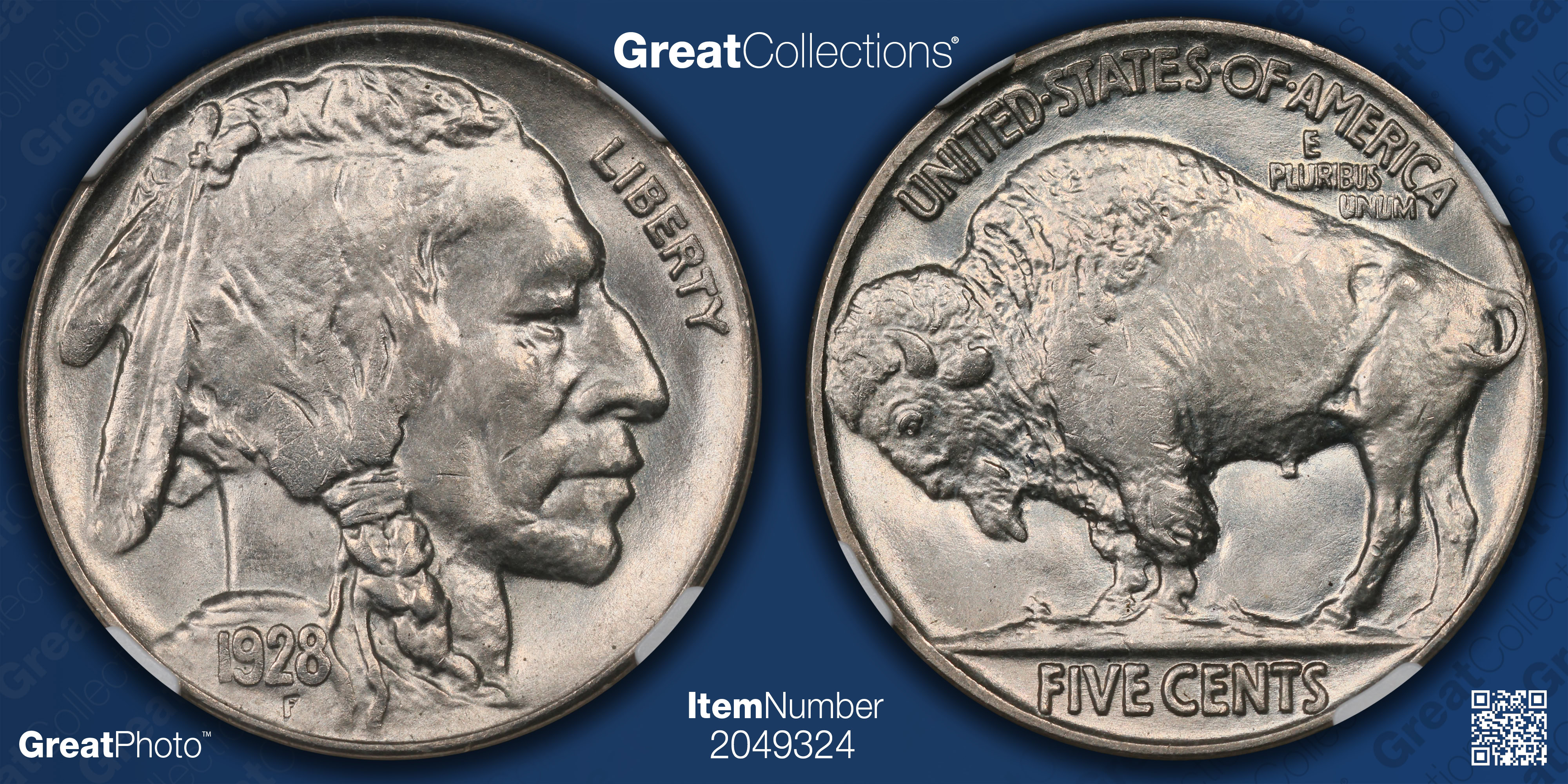 Buffalo'66✨ 1928 Buffalo Nickel NGC MS-66 (Item 2049324) | GreatCollections