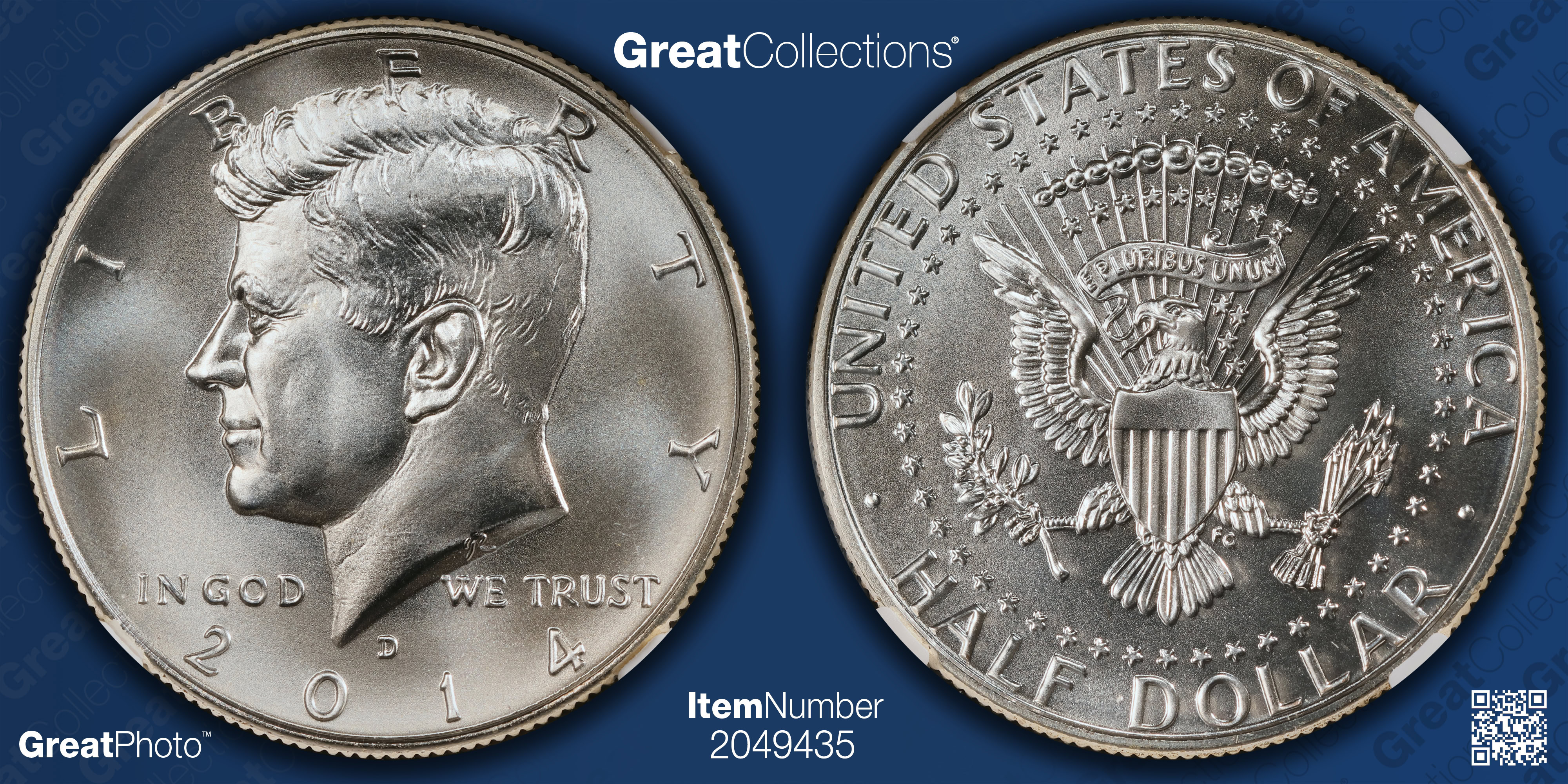 2014-D Kennedy Half Dollar Silver 50th Anniversary NGC SP-70 (Item