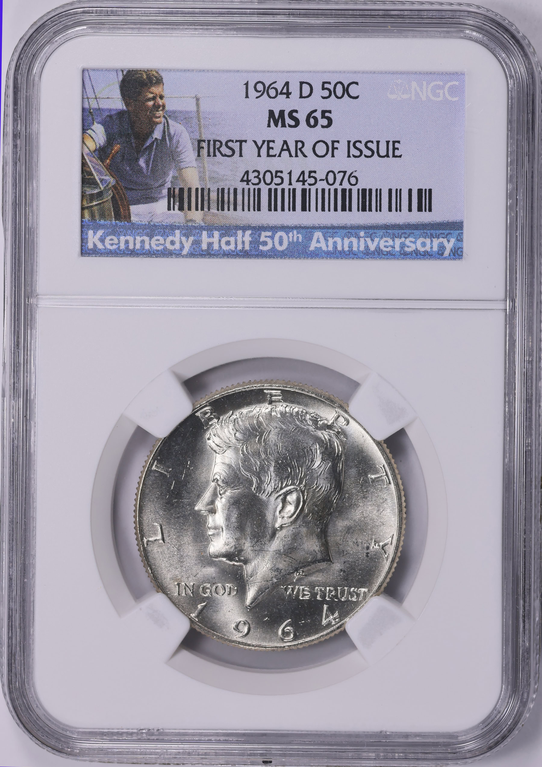 1964-D Kennedy Half Dollar NGC MS-65 (Item 2049443