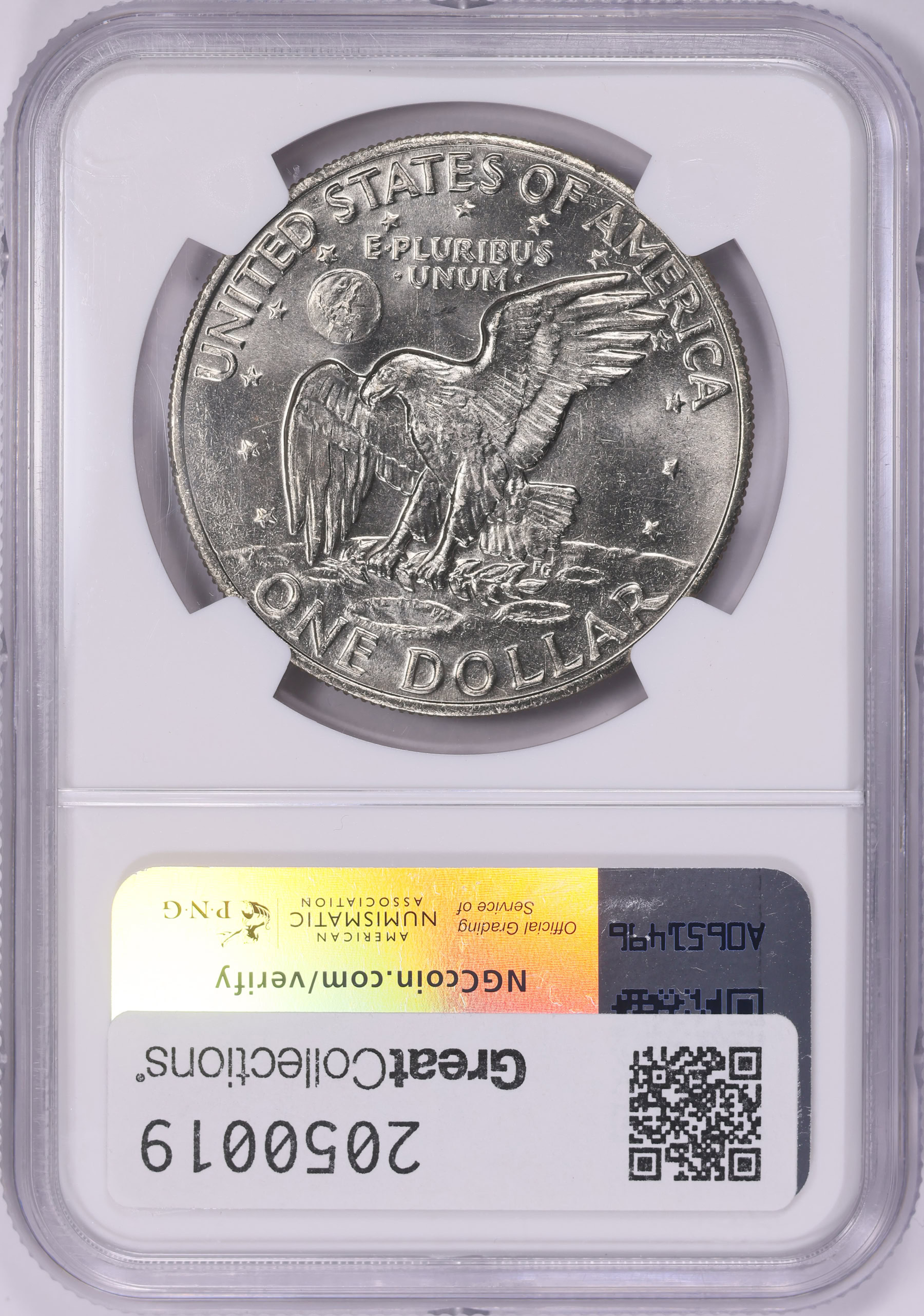 1973 Eisenhower Dollar NGC MS-66 (Item 2050019) | GreatCollections