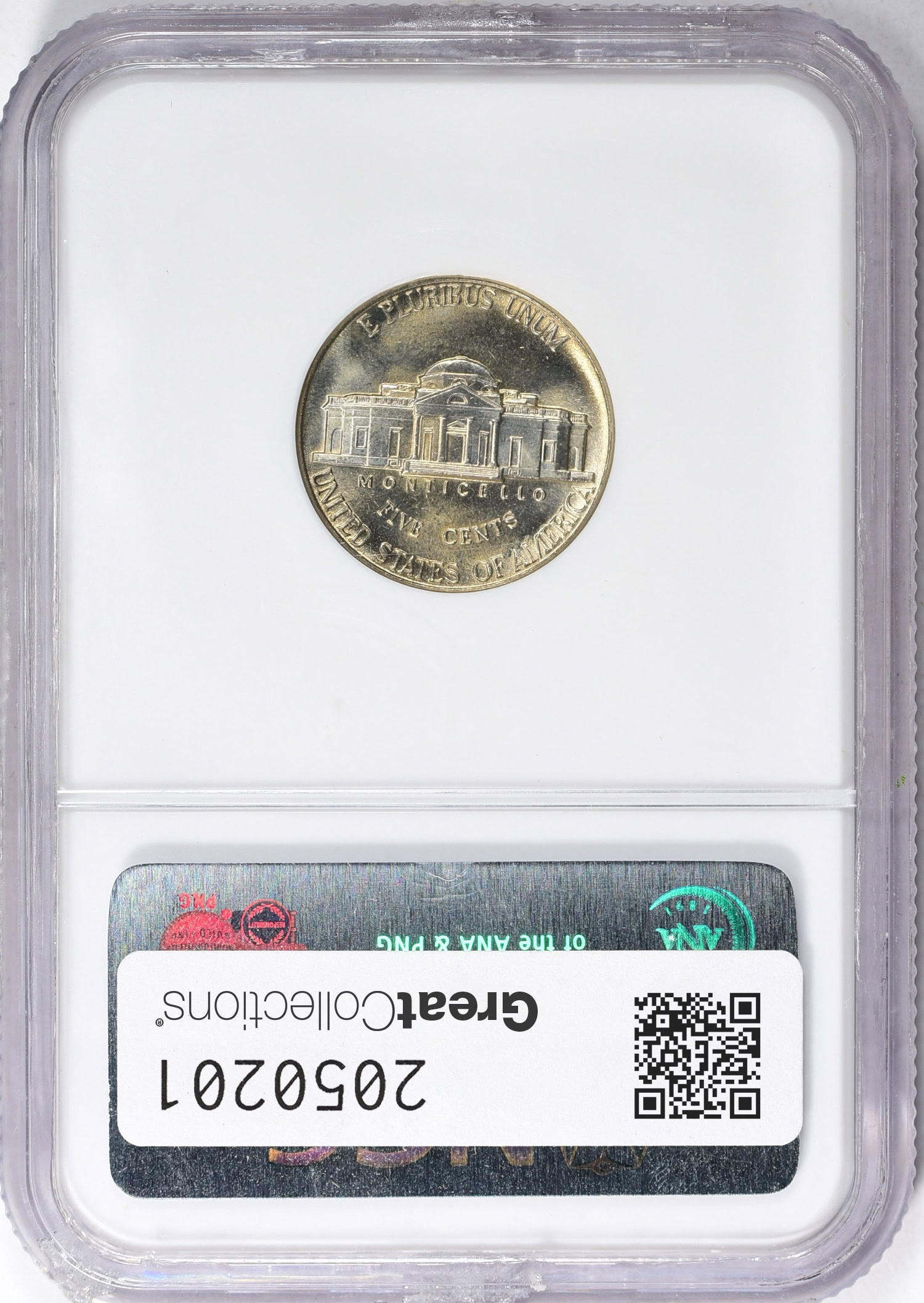 1996-P Jefferson Nickel NGC MS-67 6FS (Item 2050201