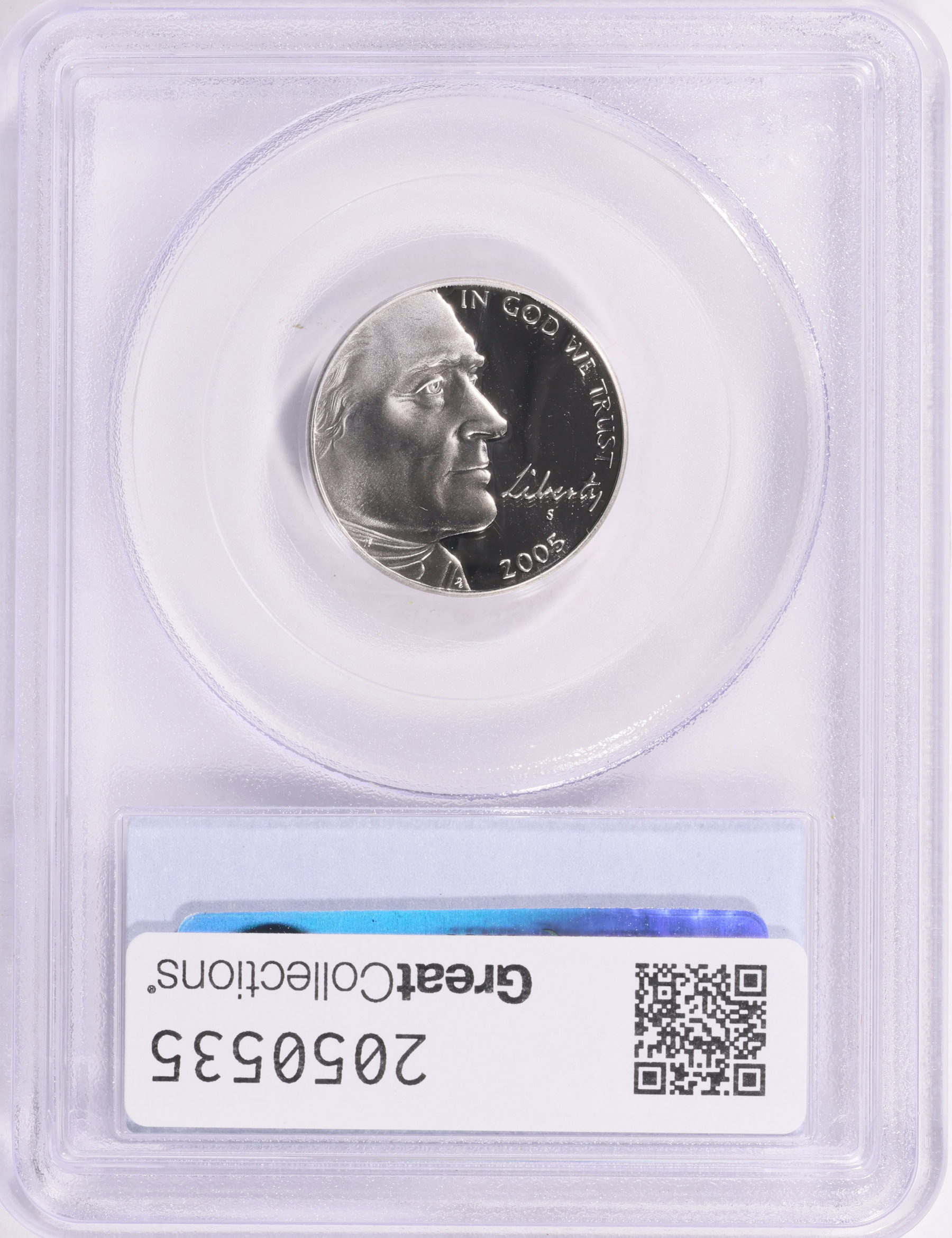 2005-S Jefferson Nickel Ocean in View PCGS Proof-69 DCAM (Item