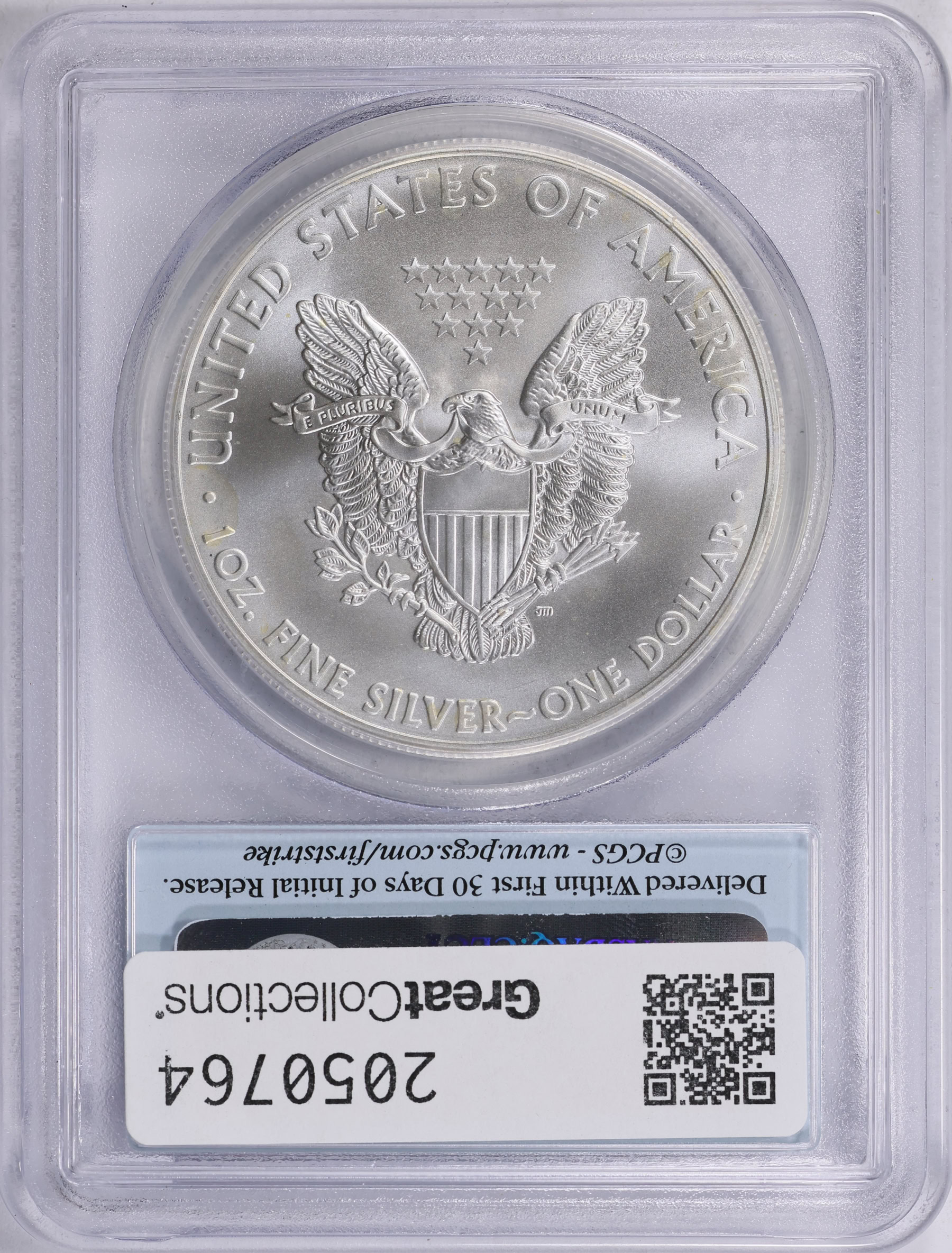 2012-(S) $1 Silver Eagle Struck at San Francisco First Strike PCGS
