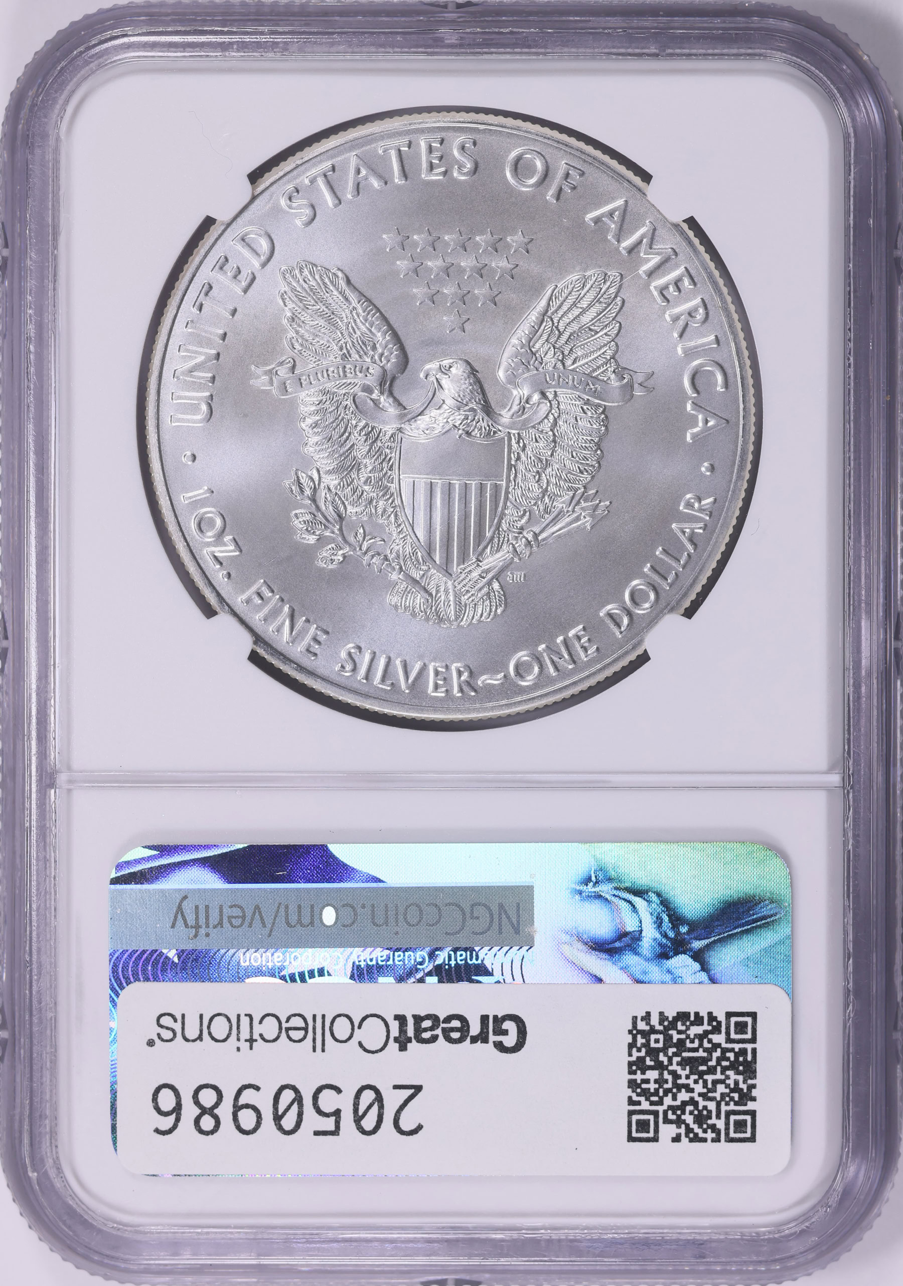 2017 $1 Silver Eagle Early Releases NGC MS-70 (Item 2050986