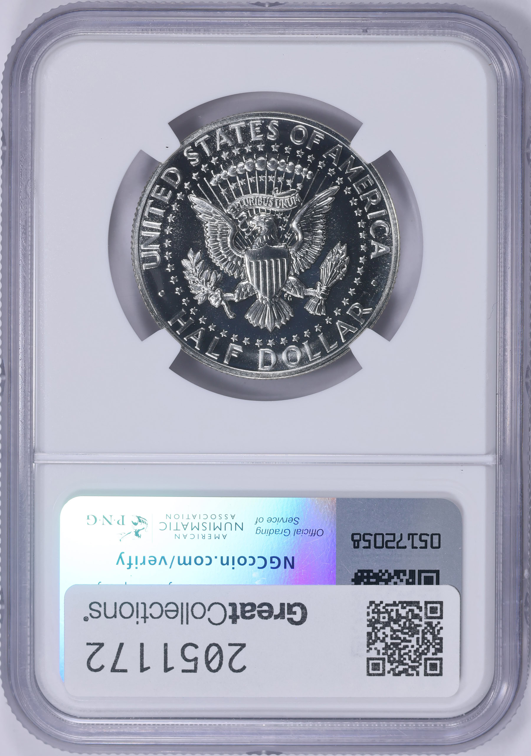 1964 Kennedy Half Dollar Accented Hair NGC Proof-69 (John F