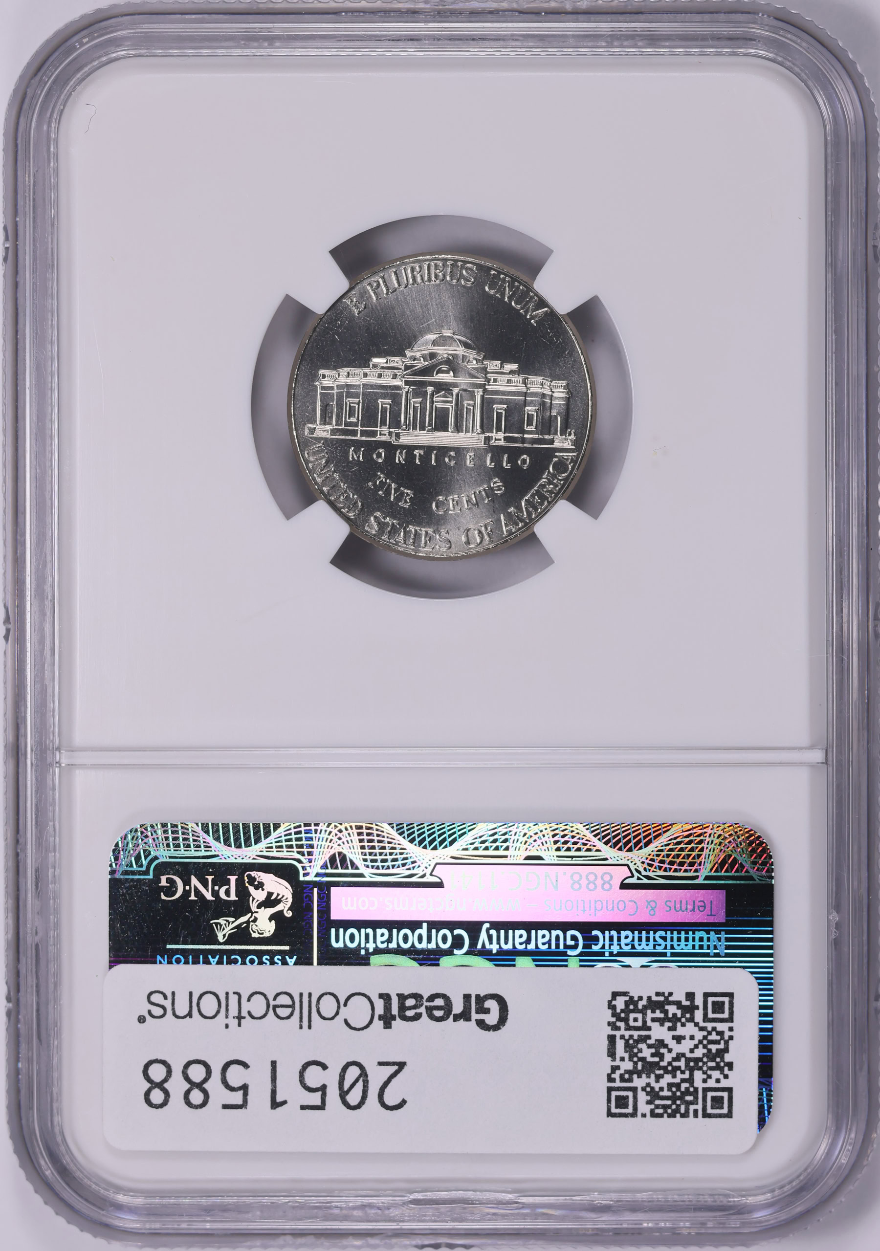 2011-P Jefferson Nickel Early Releases NGC MS-67 6FS | NGC Cert