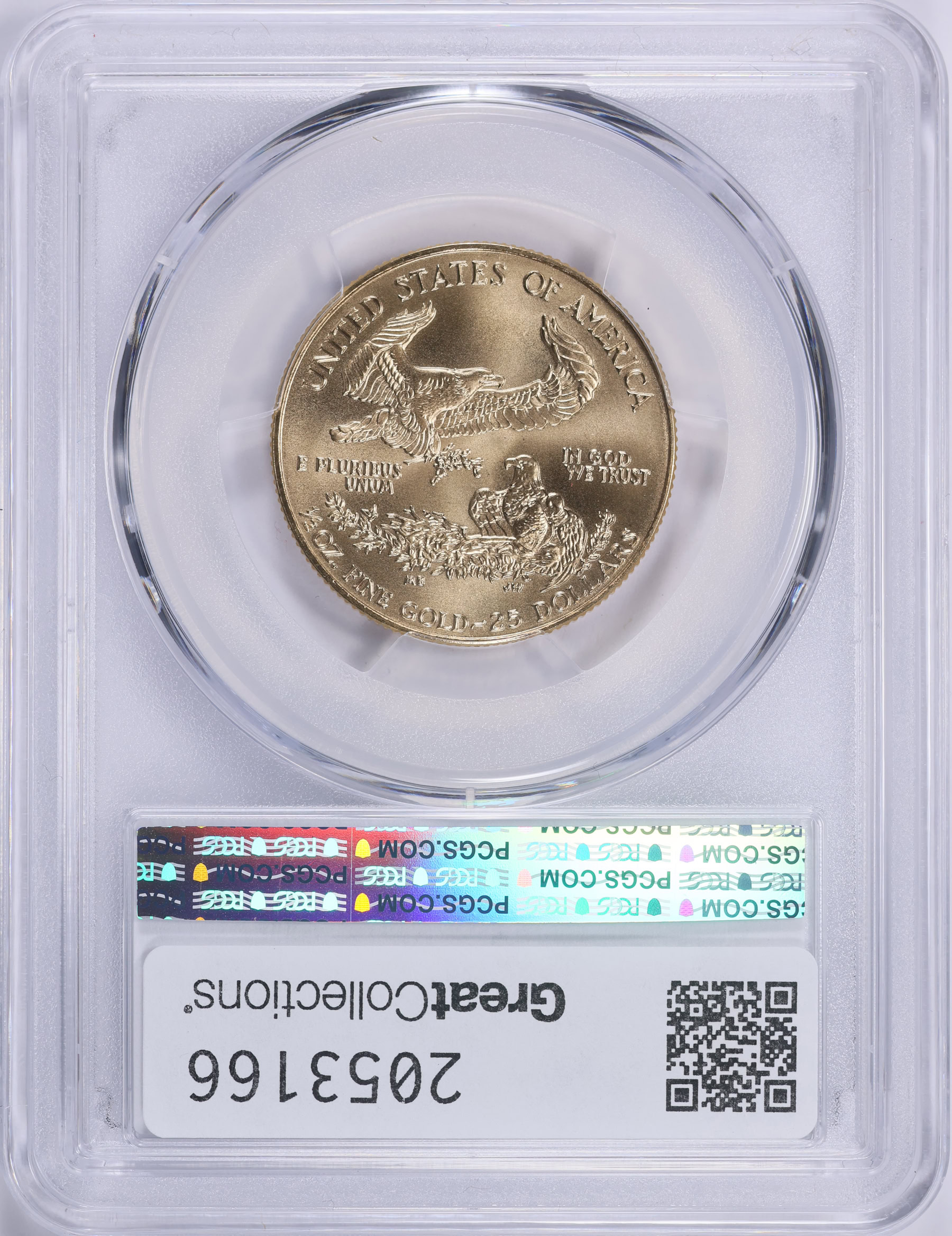 1997 $25 Half-Ounce Gold American Eagle PCGS MS-69 (Item 2053166