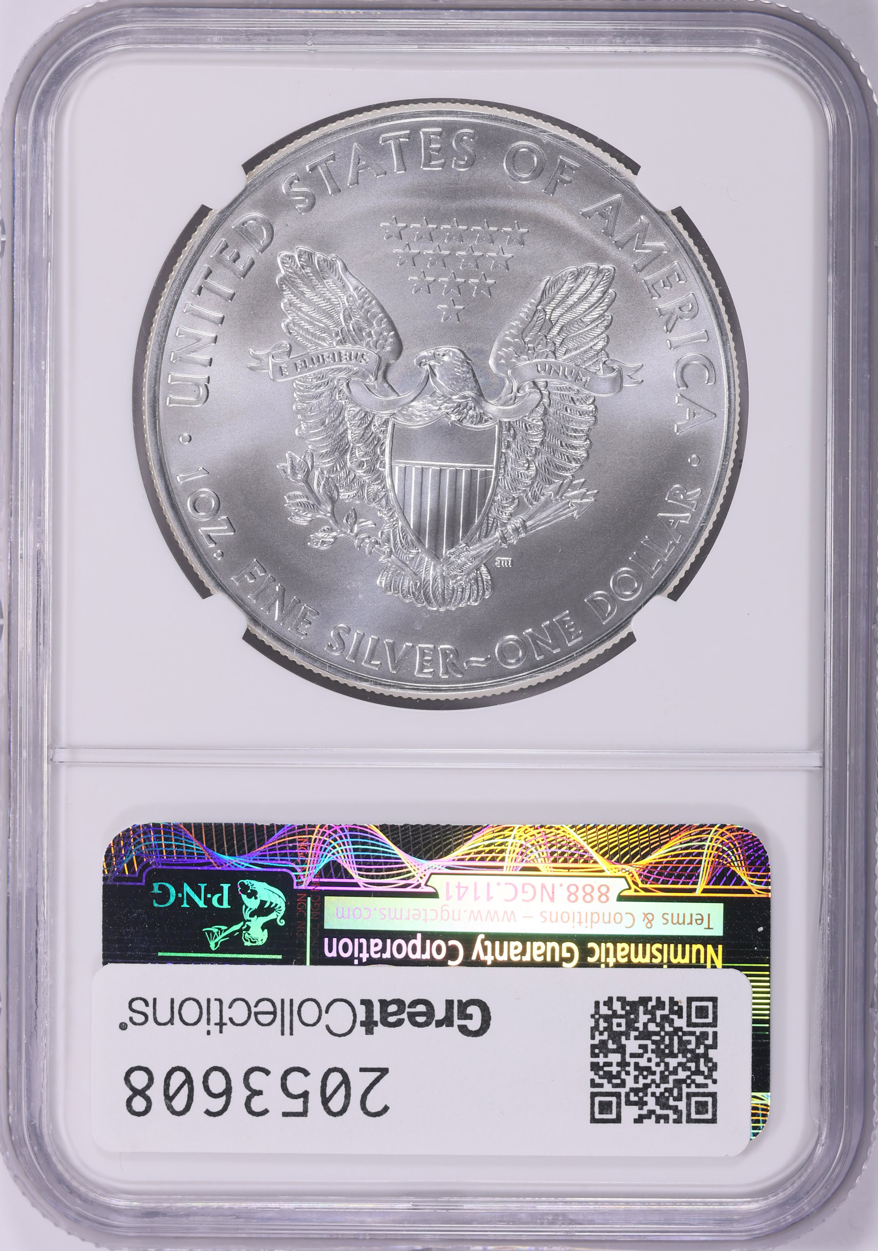 2011 $1 Silver Eagle Early Releases NGC MS-70 (Item 2053608