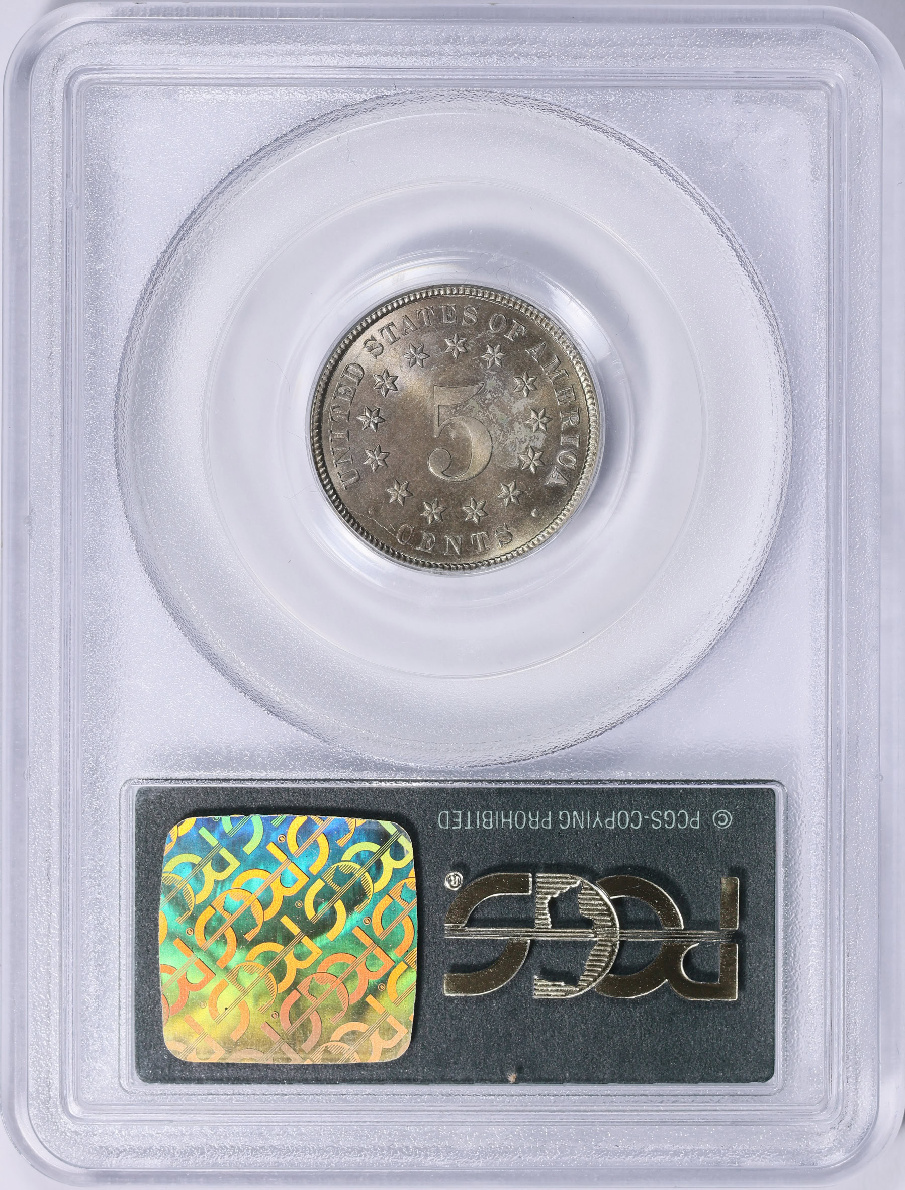 1883 Shield Nickel PCGS MS-64 OGH (Toned) (Item 2055347