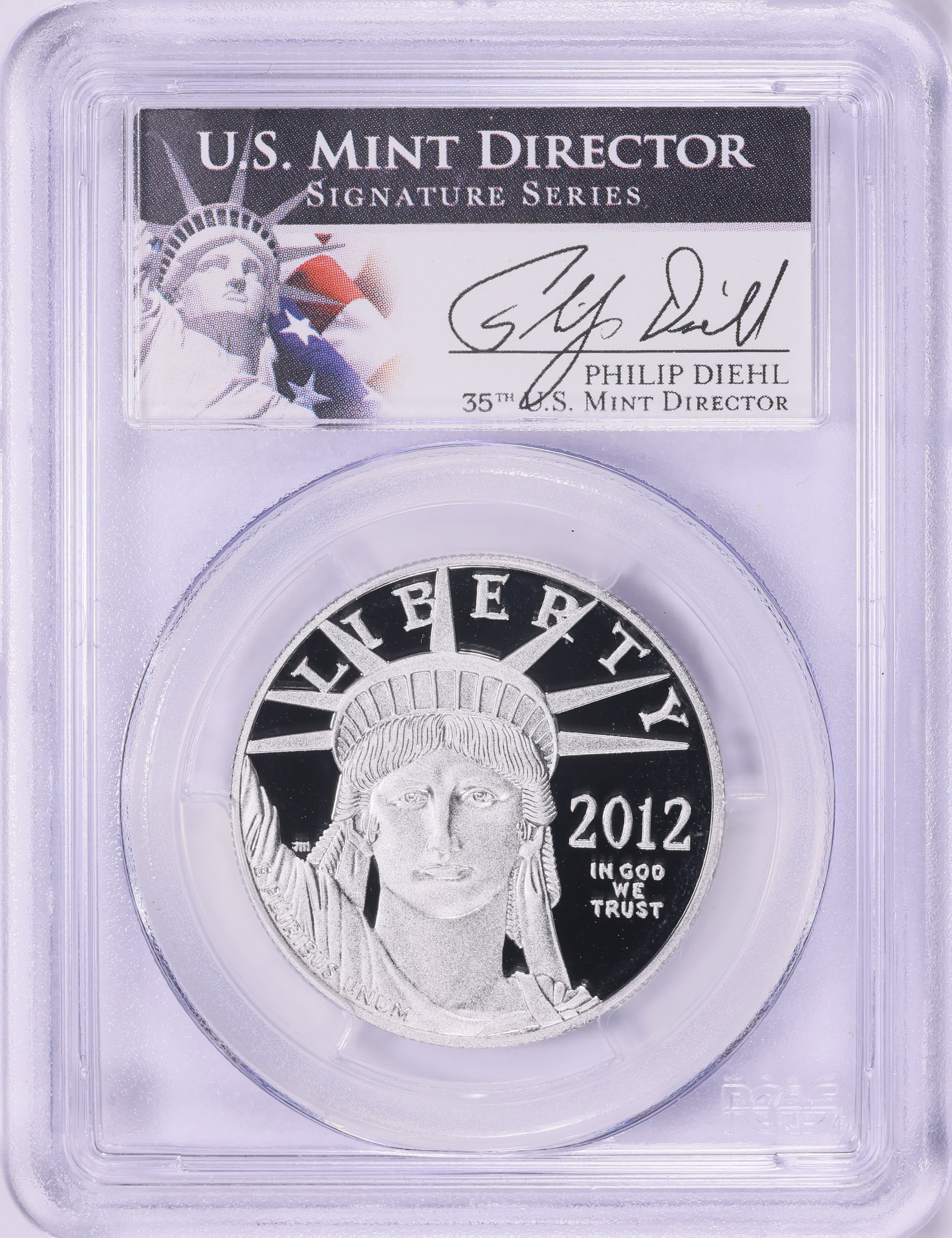 2012-W $100 One-Ounce Platinum American Eagle PCGS Proof-70 DCAM