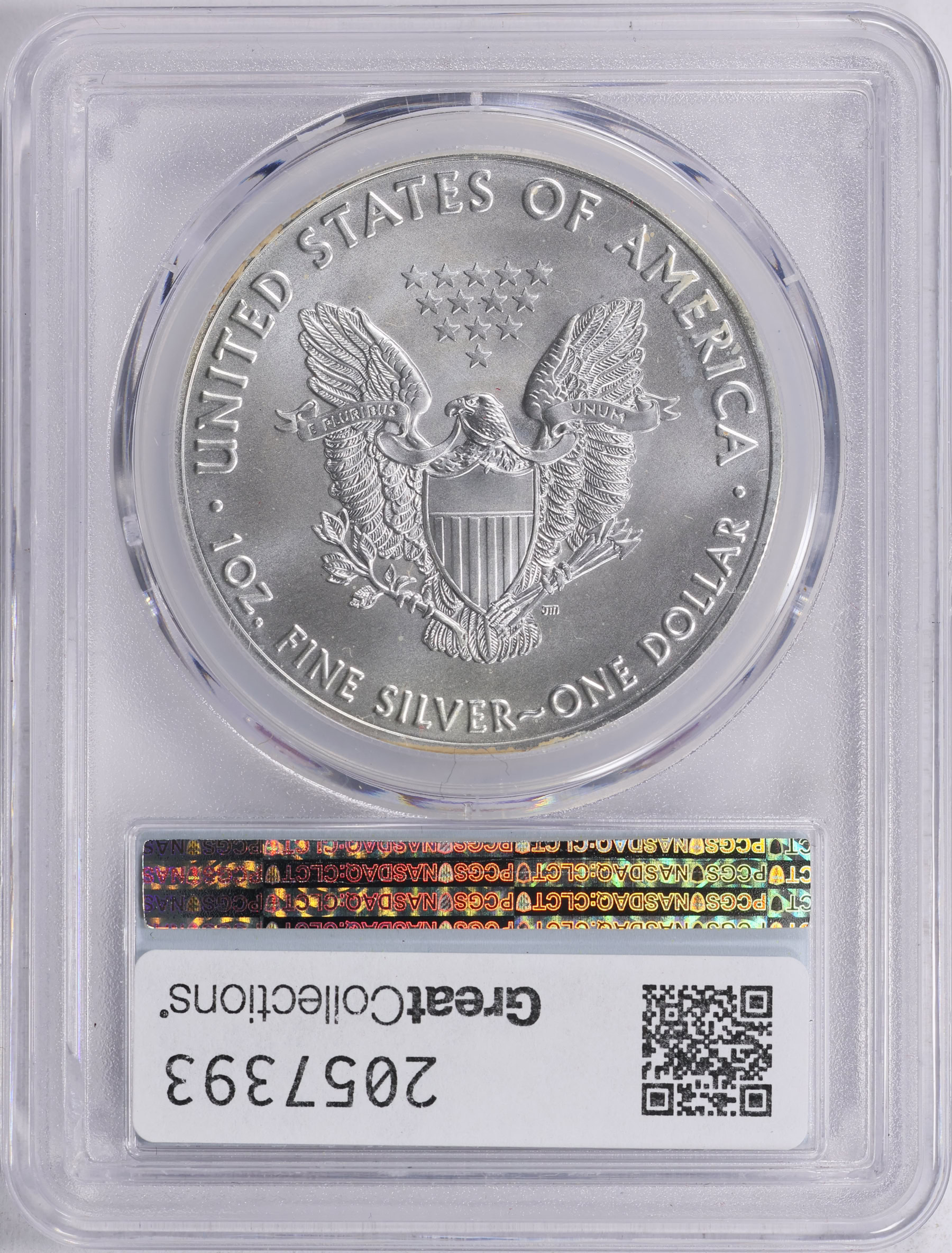 2016 $1 Silver Eagle First Strike 30th Anniversary PCGS MS-70