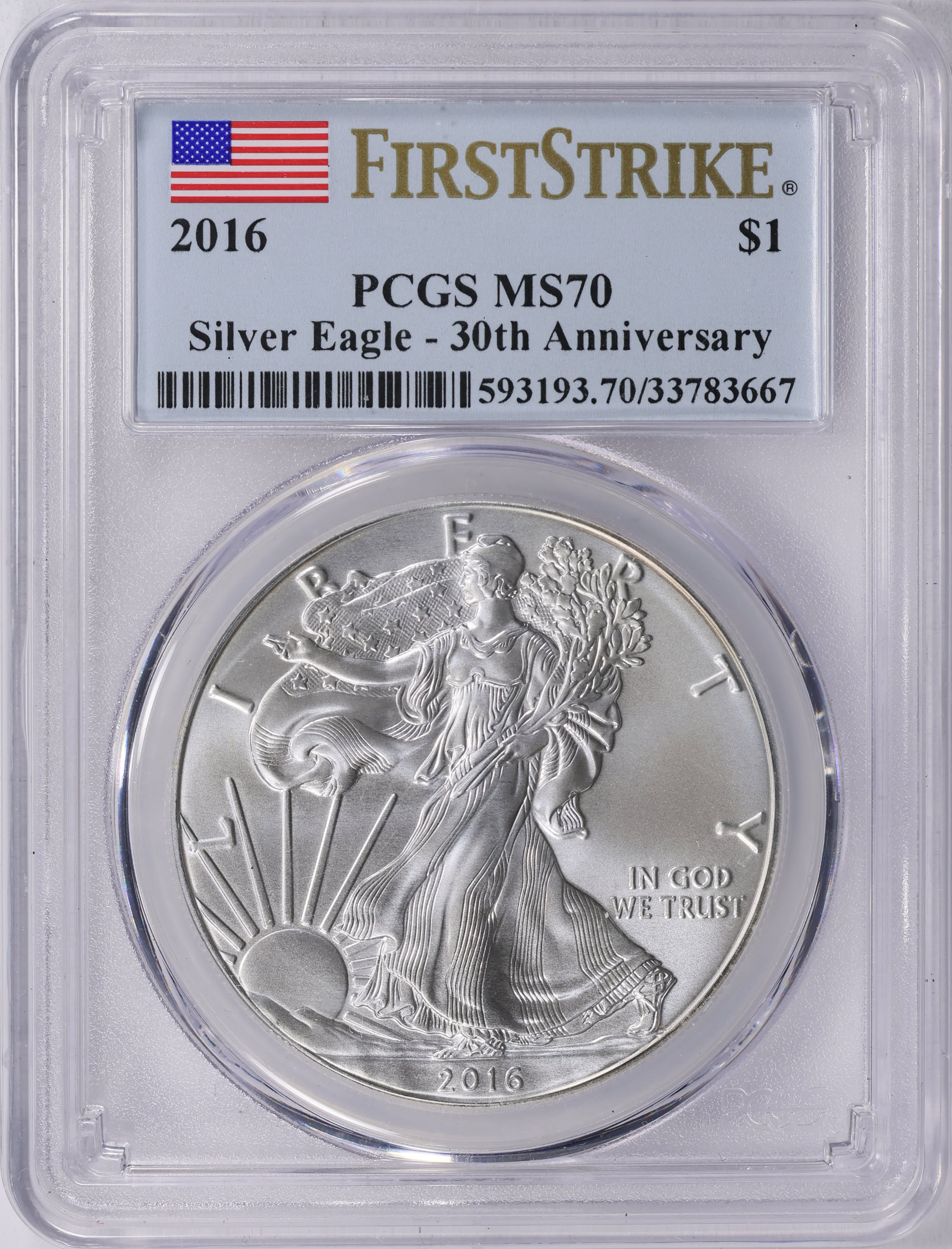 ◇最高鑑定⁄PCGS MS702016年 ツバル(イギリス連邦加盟国) パール 