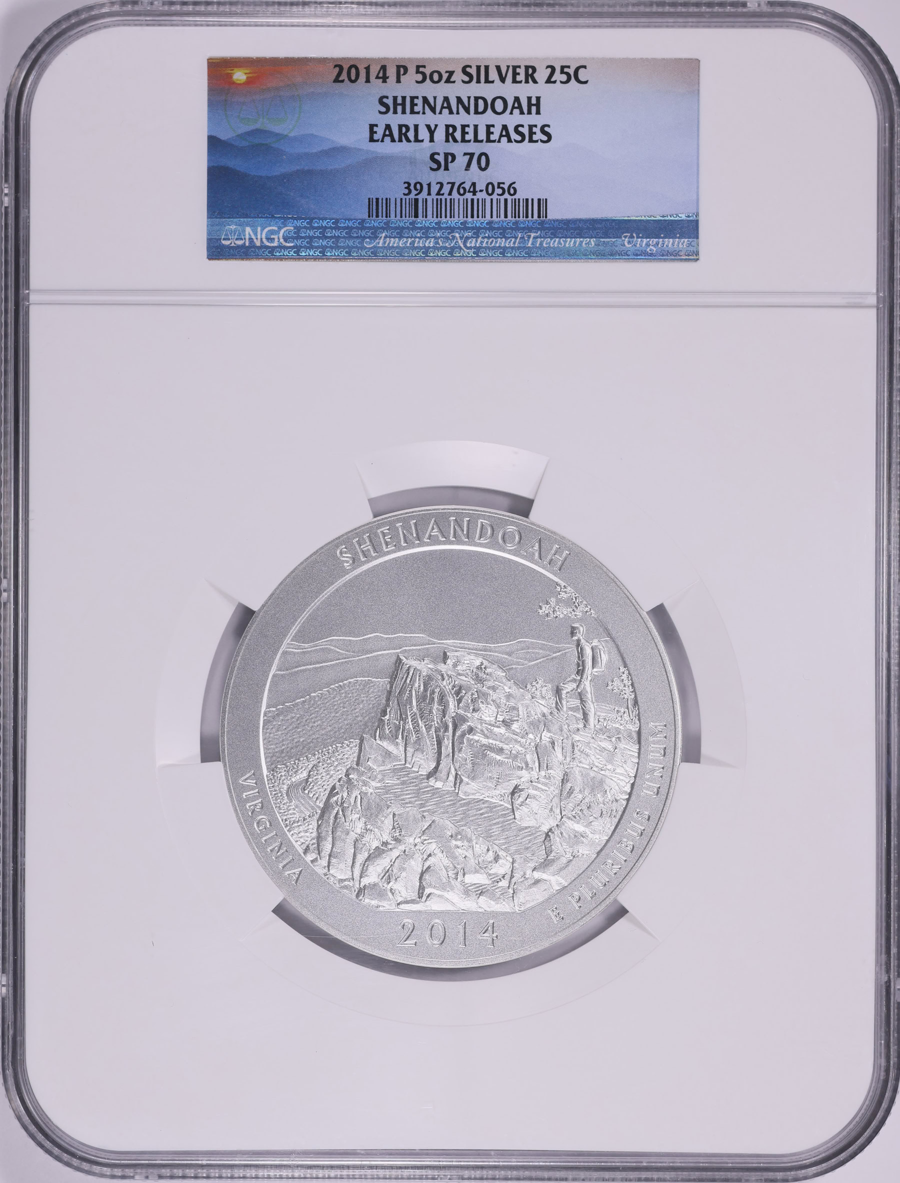 2014-P America the Beautiful 5 oz. Silver Quarter Shenandoah NP