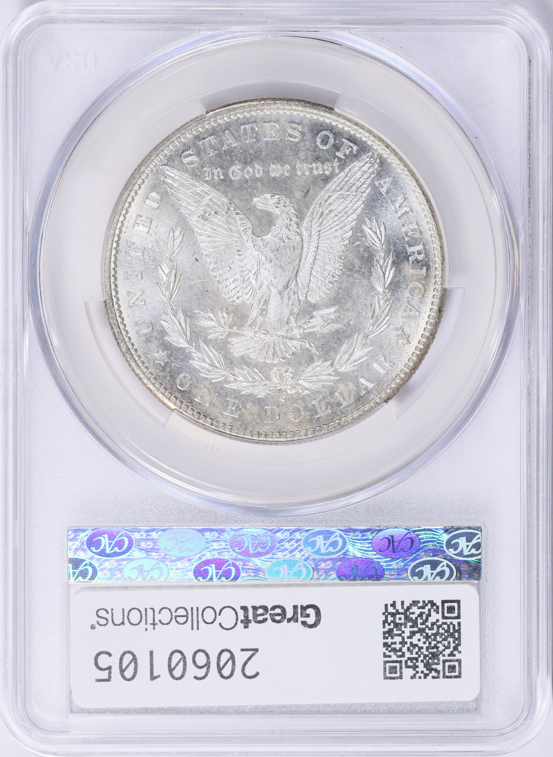 1880-S Morgan Silver Dollar CACG MS-62 (Item 2060105