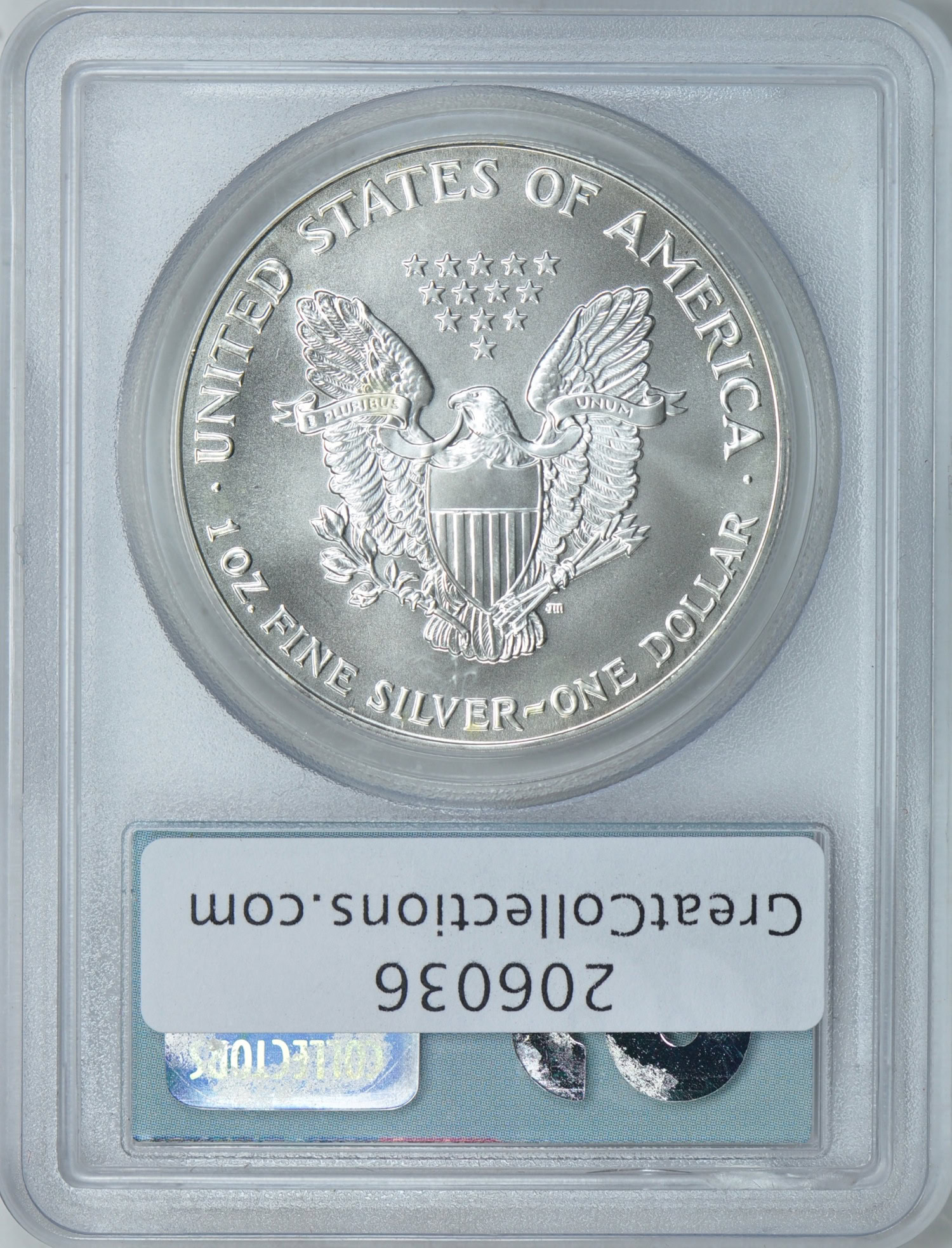 1993 $1 Silver Eagle WTC World Trade Center Ground Zero Recovery