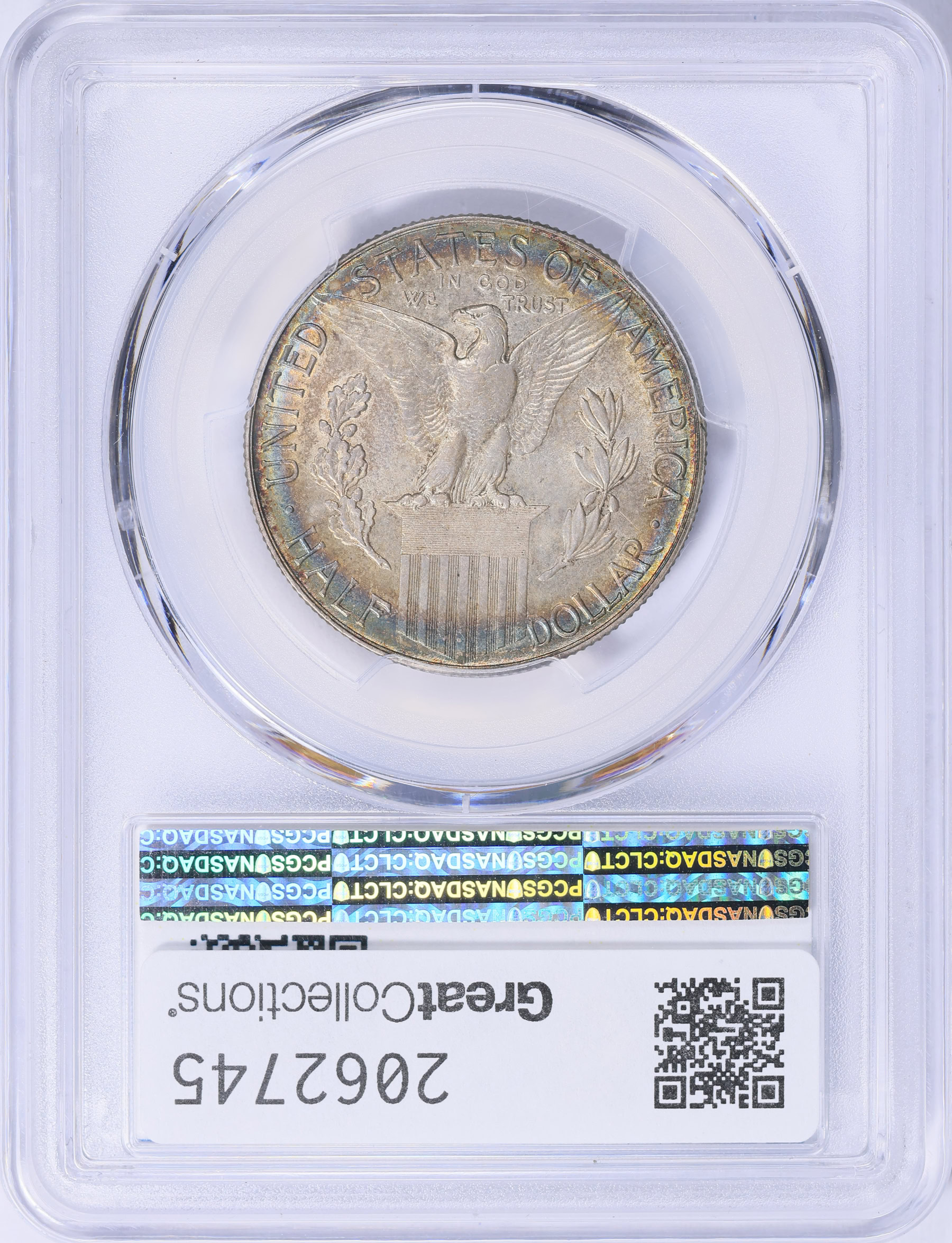 1915-S Panama-Pacific Exposition Half Dollar PCGS MS-64 (CAC Green