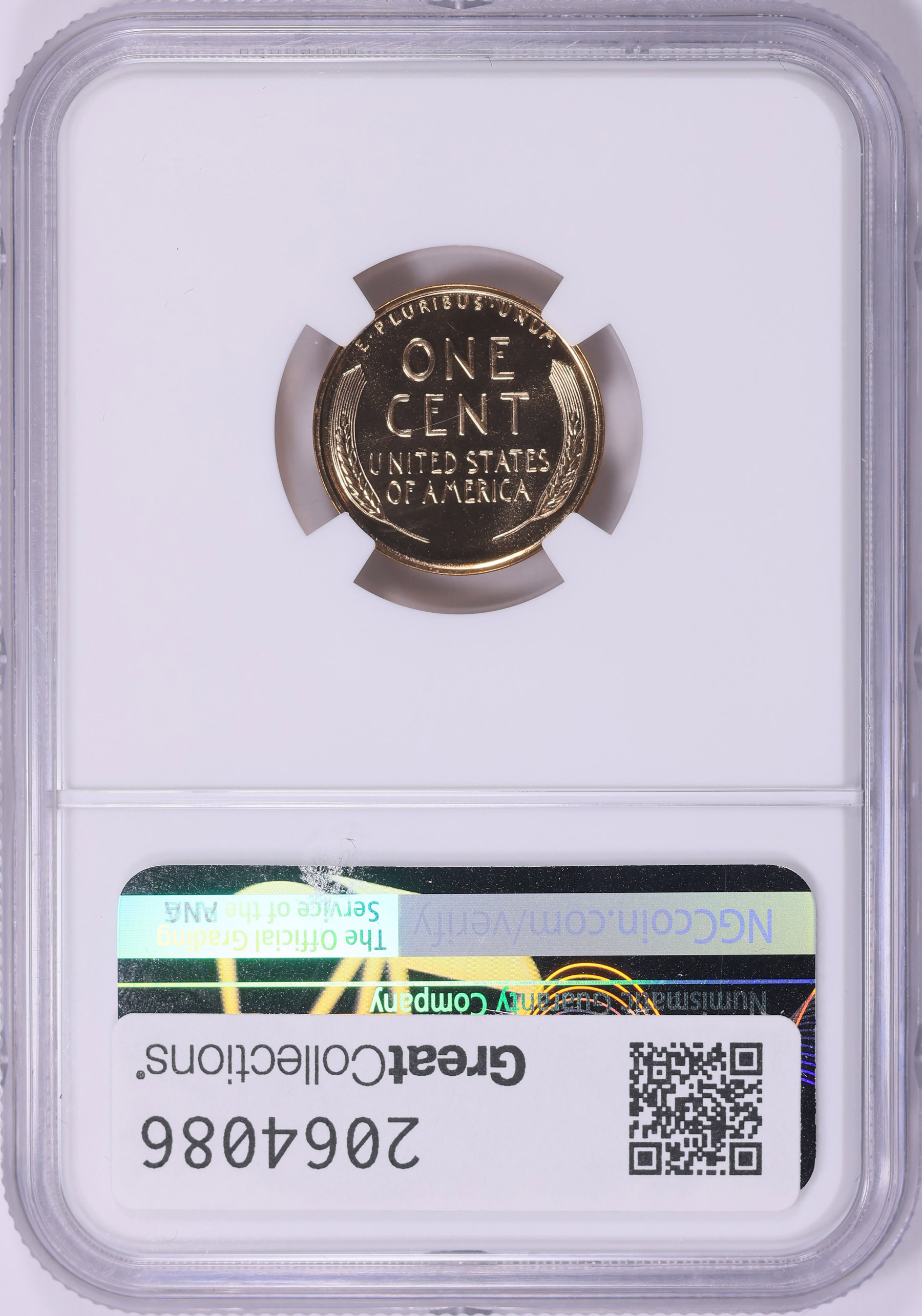 1958 Lincoln Cent NGC Proof-67 RD (Item 2064086