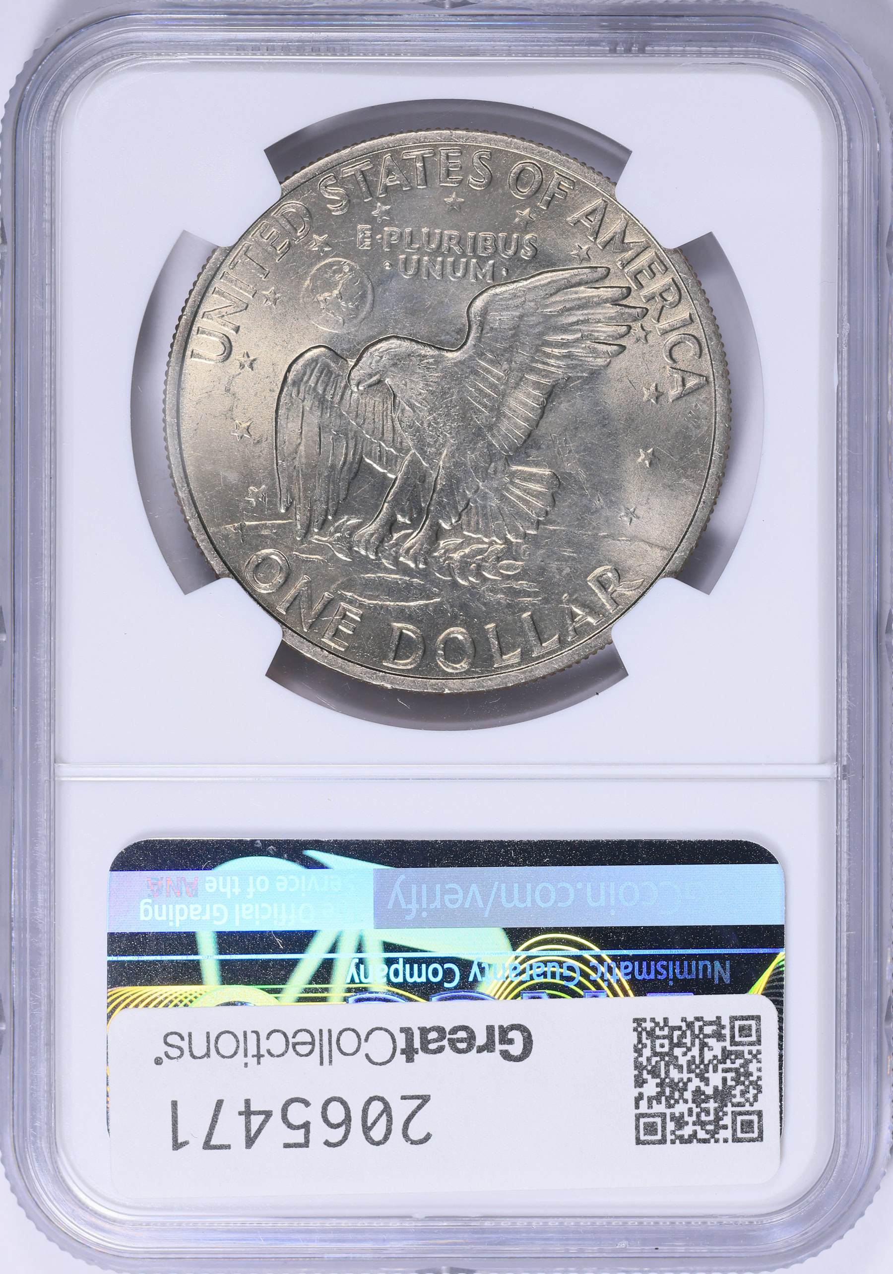 1972 Eisenhower Dollar Type 1 NGC MS-66 (Item 2065471