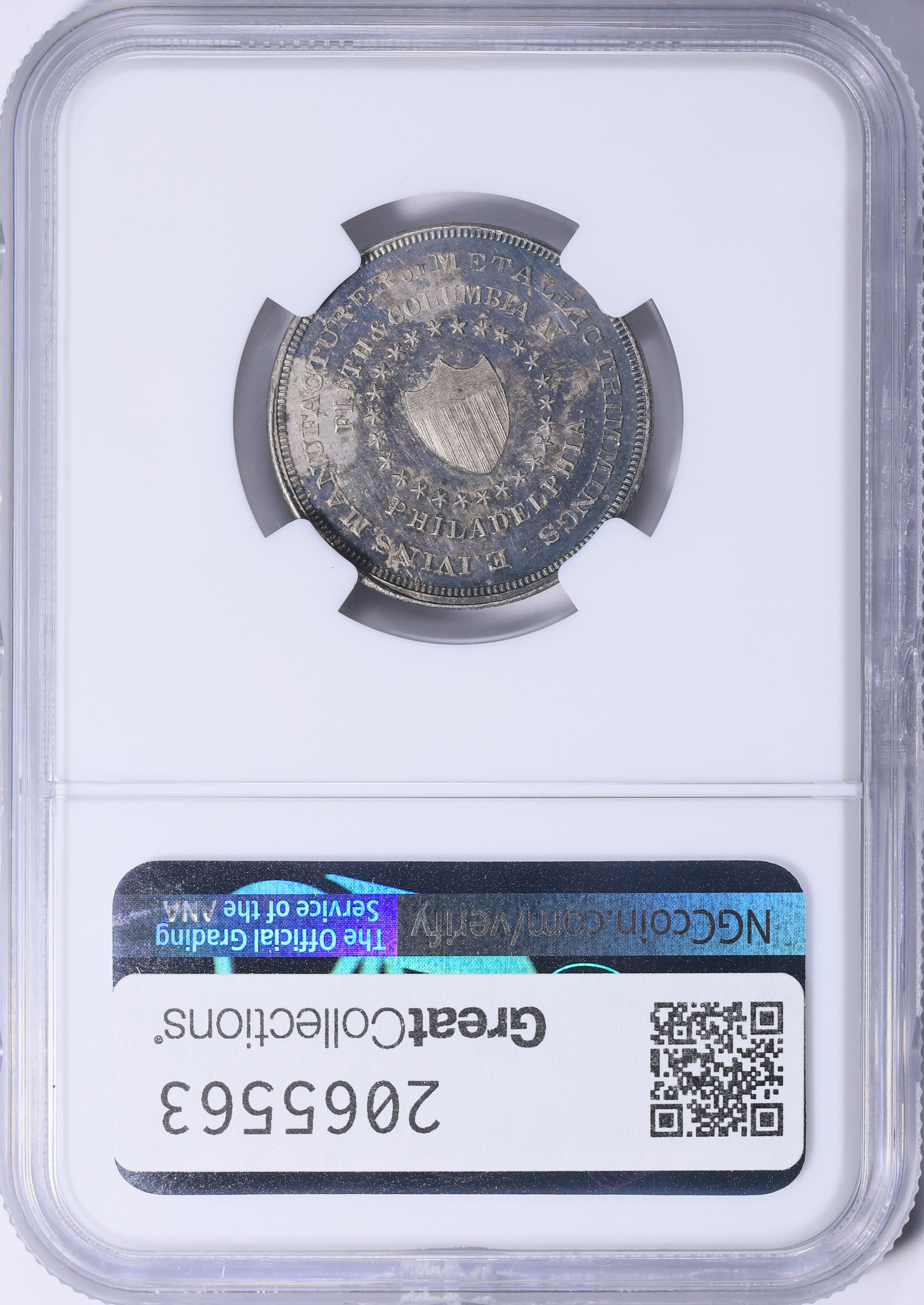 ND (1861-65) Philadelphia, Pennsylvania Silver Washington - E