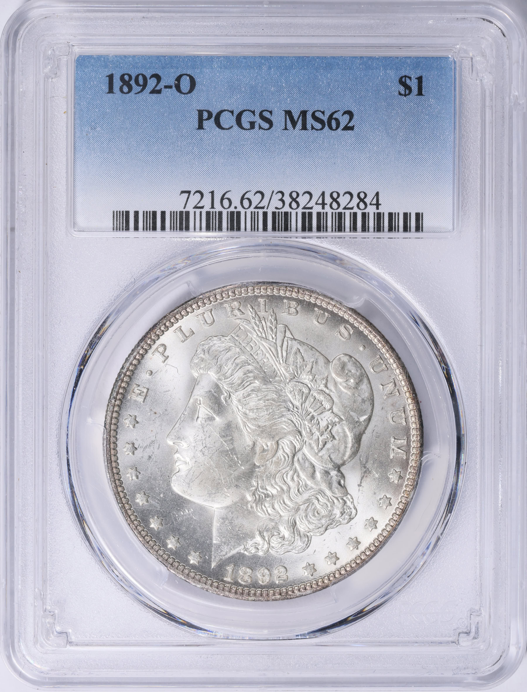 1892-O Morgan Silver Dollar PCGS MS-62 (Item 2067152 ...