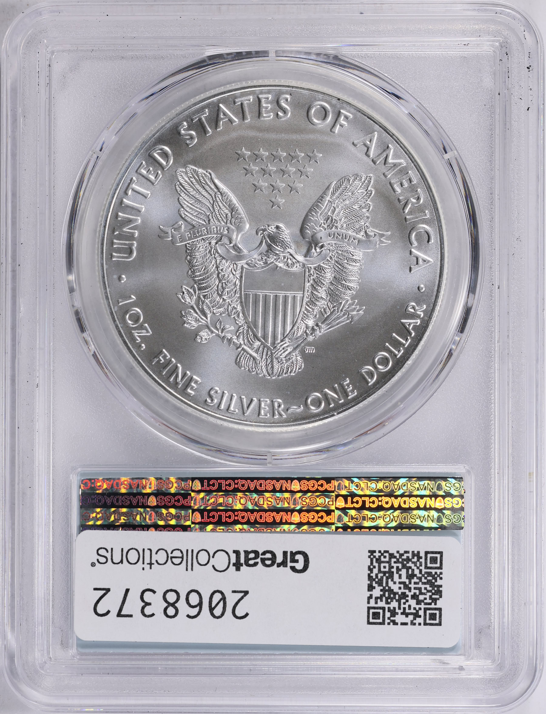 2020 $1 Silver Eagle First Strike PCGS MS-70 (Item 2068372