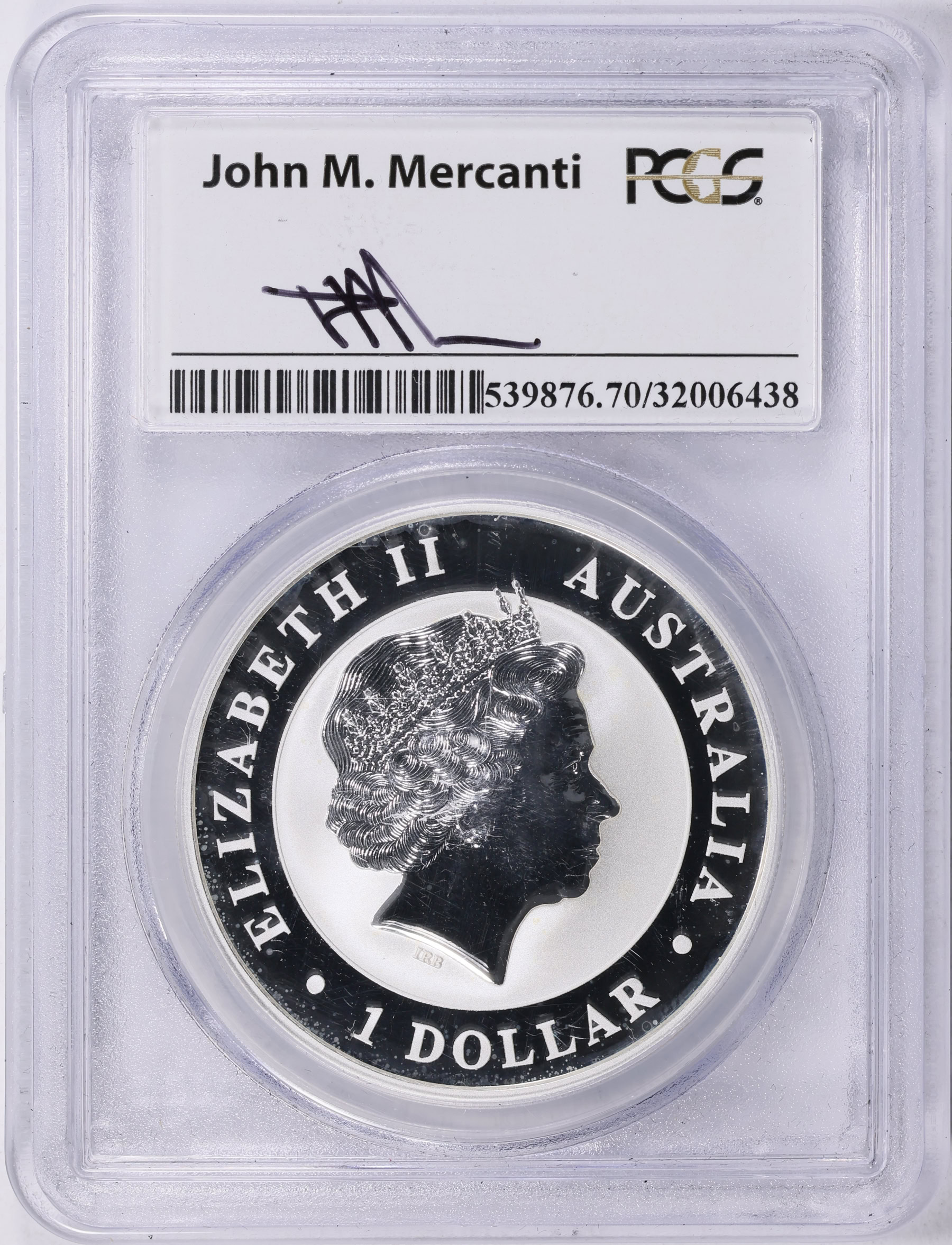Australia 2015-P Silver Dollar Wedge-Tailed Eagle KM-2165 PCGS MS