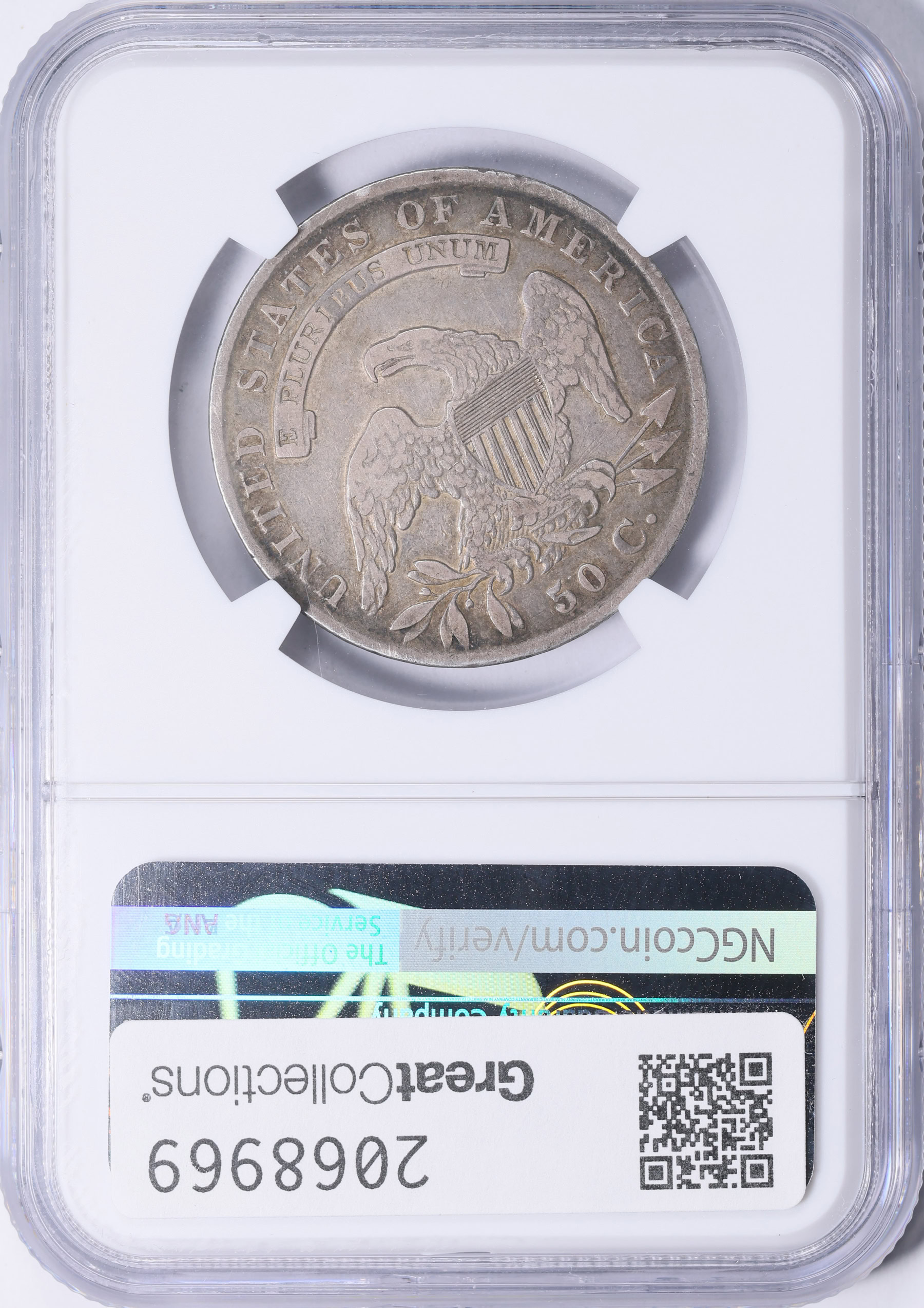 1834 Capped Bust Half Dollar Small Date, Small Letters Overton 121