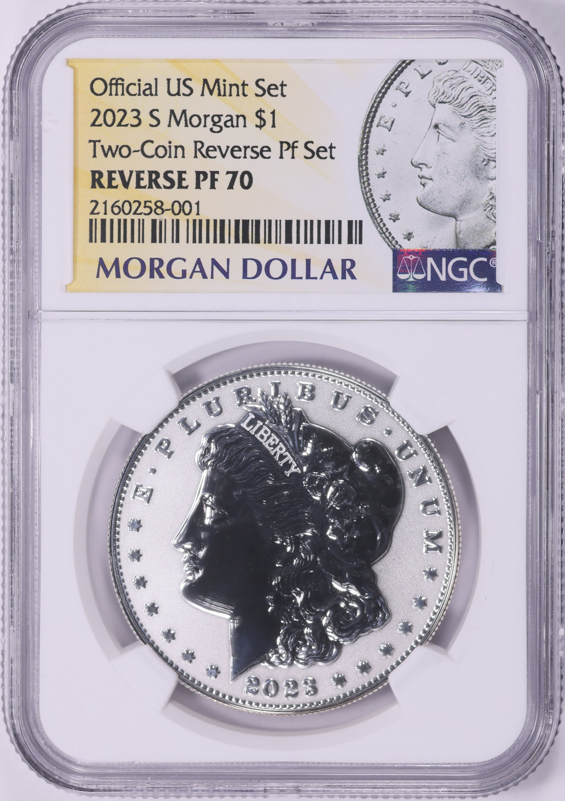 2023-S Morgan Silver Dollar Reverse Proof (From the Two-Coin