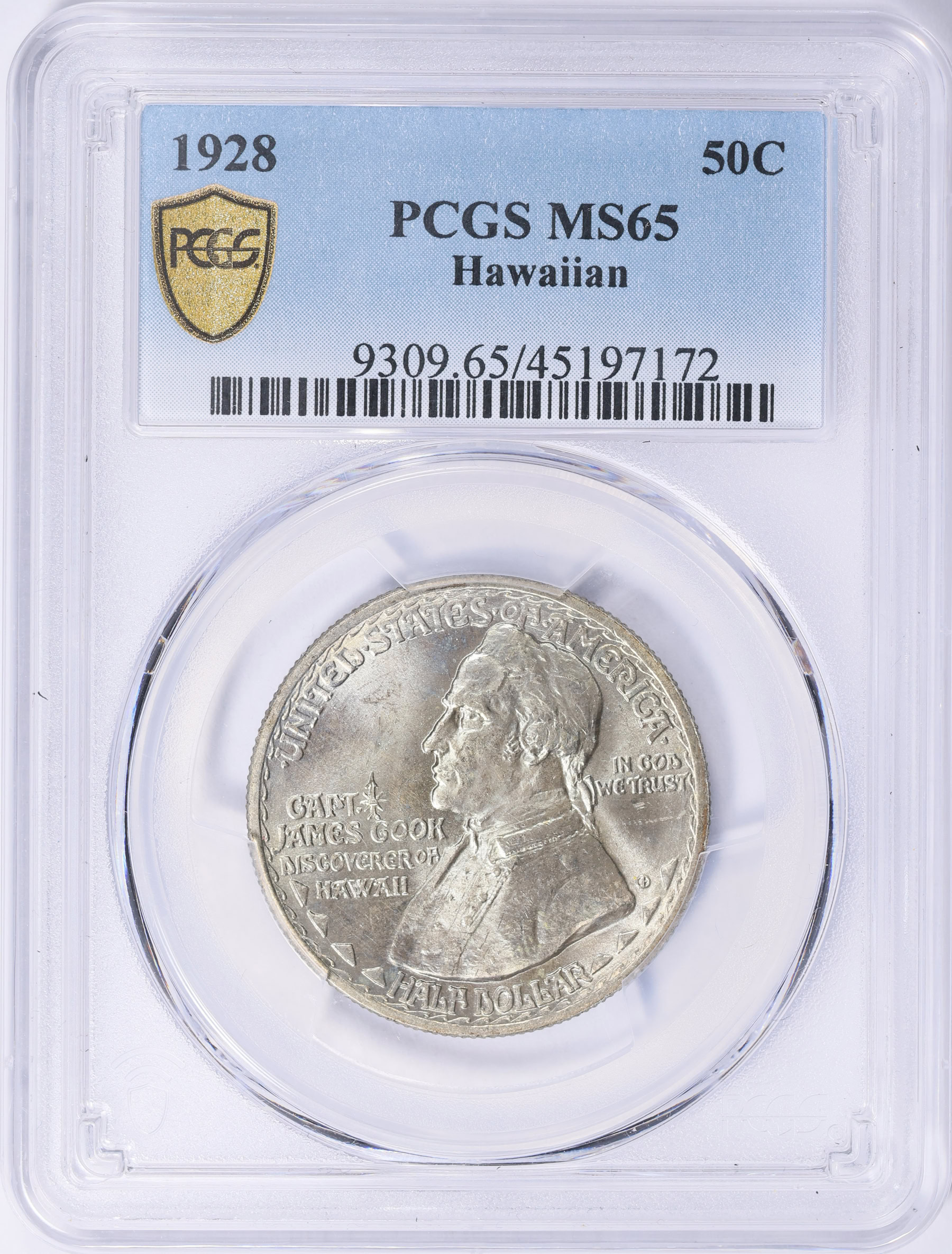 1928 Hawaiian Sesquicentennial Half Dollar PCGS MS-65 (Item