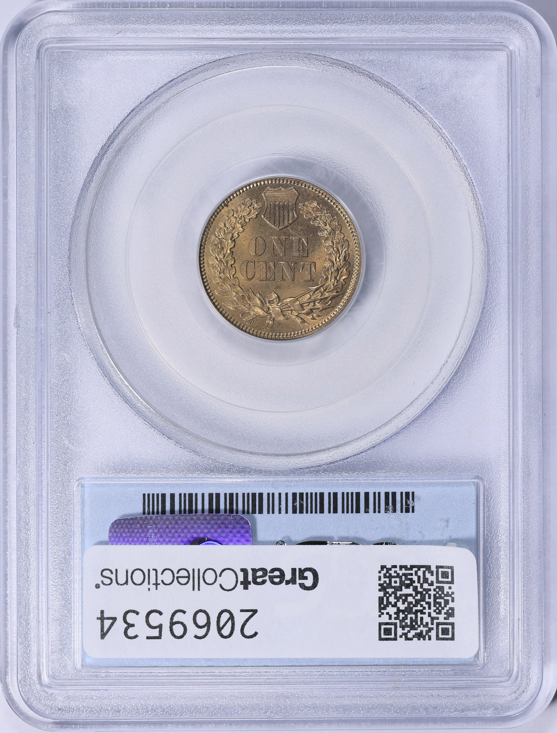 1860 Indian Cent PCGS MS-64 (Item 2069534) | GreatCollections Coin
