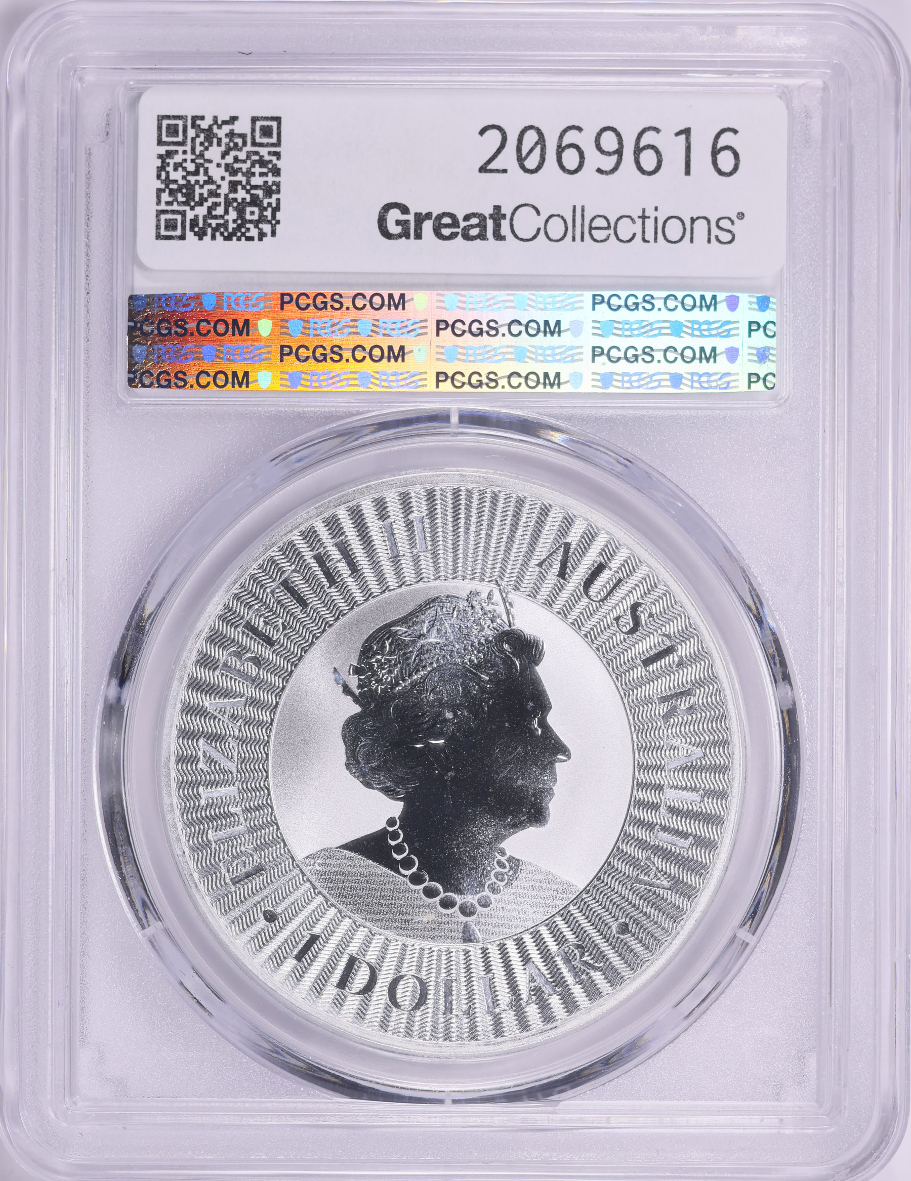 Australia 2022-P Silver Dollar Kangaroo KM-3695 PCGS MS-69 (Item ...