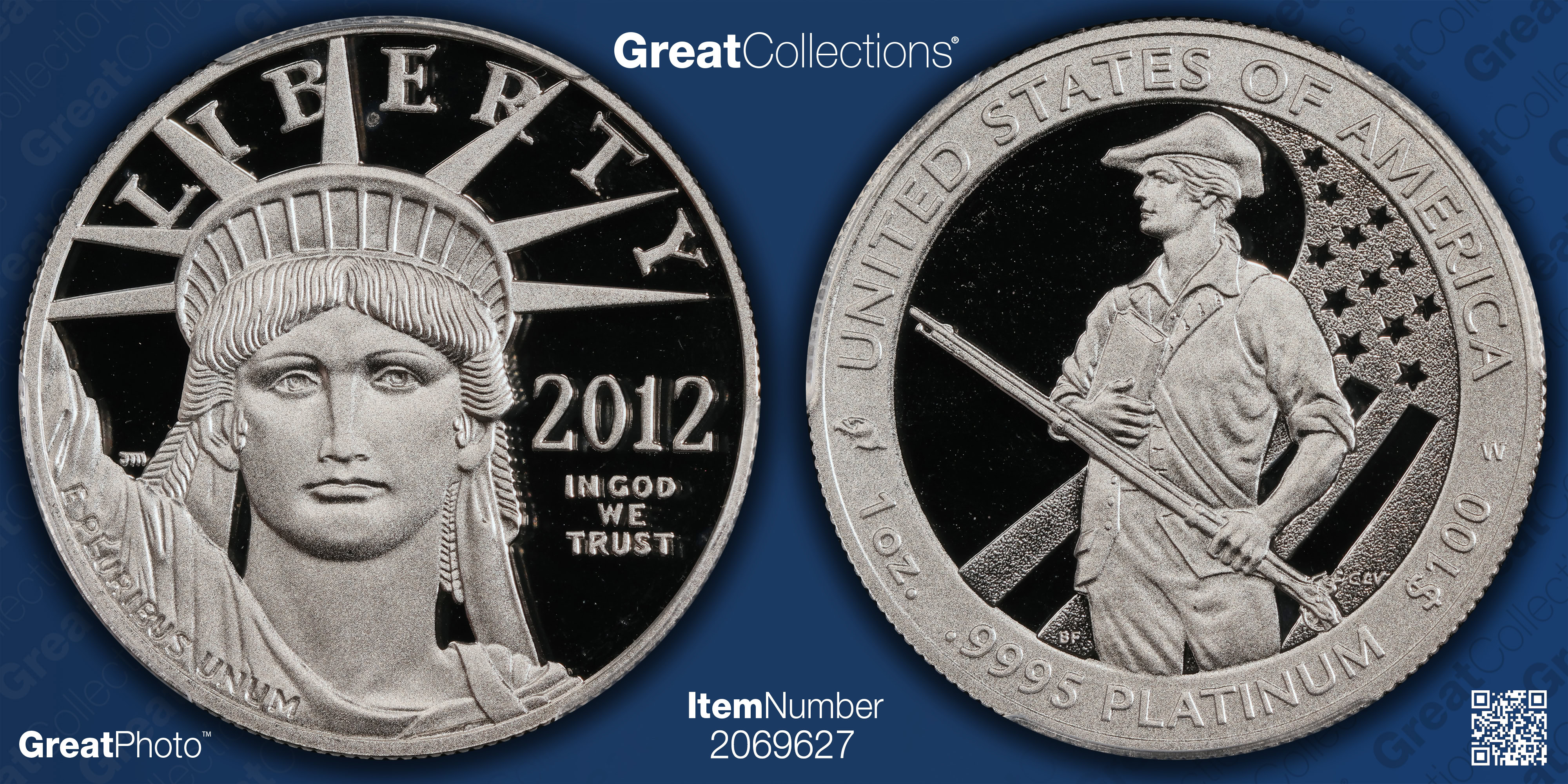 2012-W $100 One-Ounce Platinum American Eagle First Strike PCGS