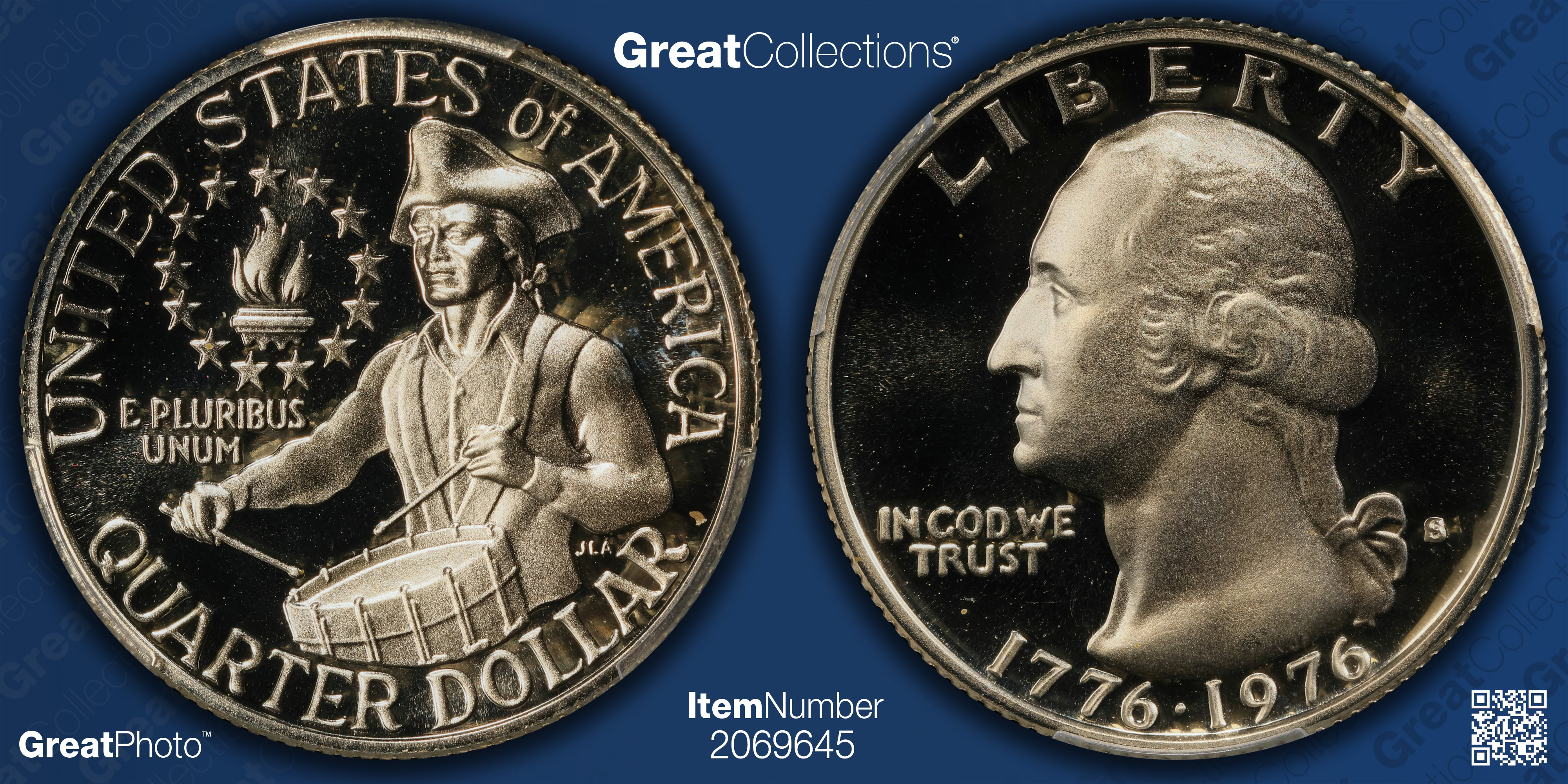 1976-S Washington Quarter Silver PCGS Proof-70 DCAM (Item 2069645