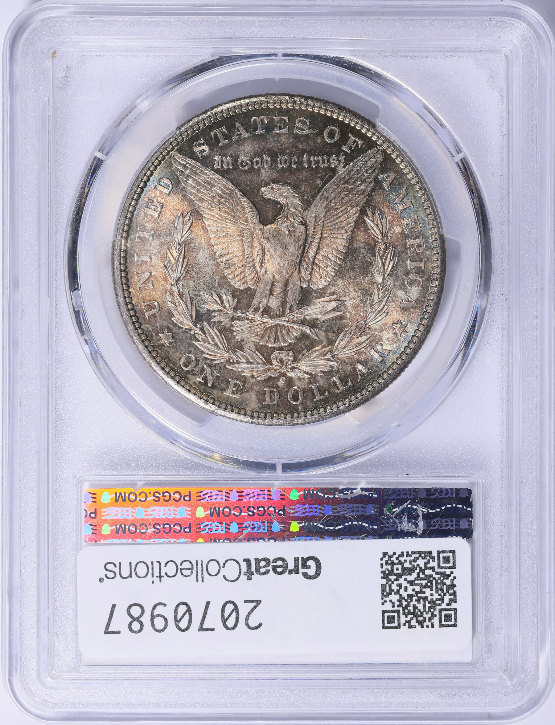 1881-S Morgan Silver Dollar PCGS MS-67 (Toned) (Item 2070987