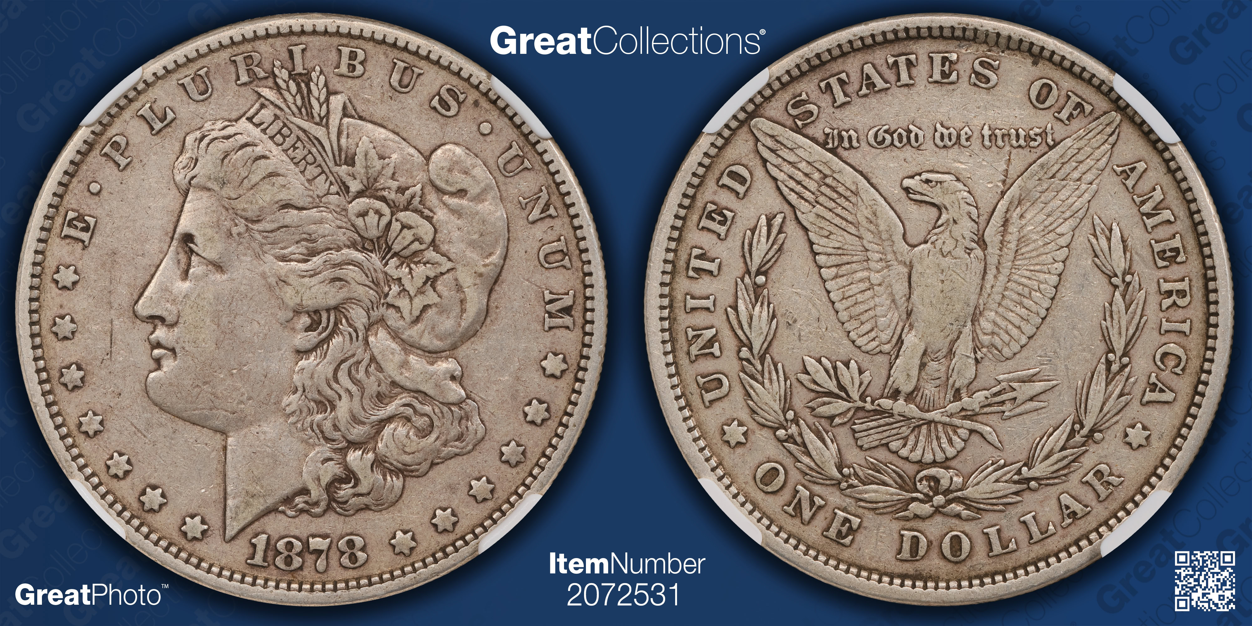 1878 8TF Morgan Silver Dollar 1st Die Marriage VAM-9 *Top 100* NGC