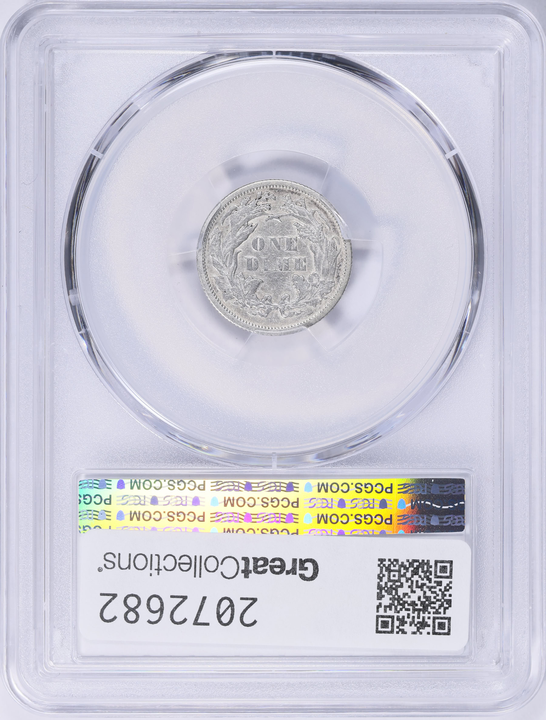 1873 Seated Liberty Dime Arrows PCGS Genuine XF Details (Item