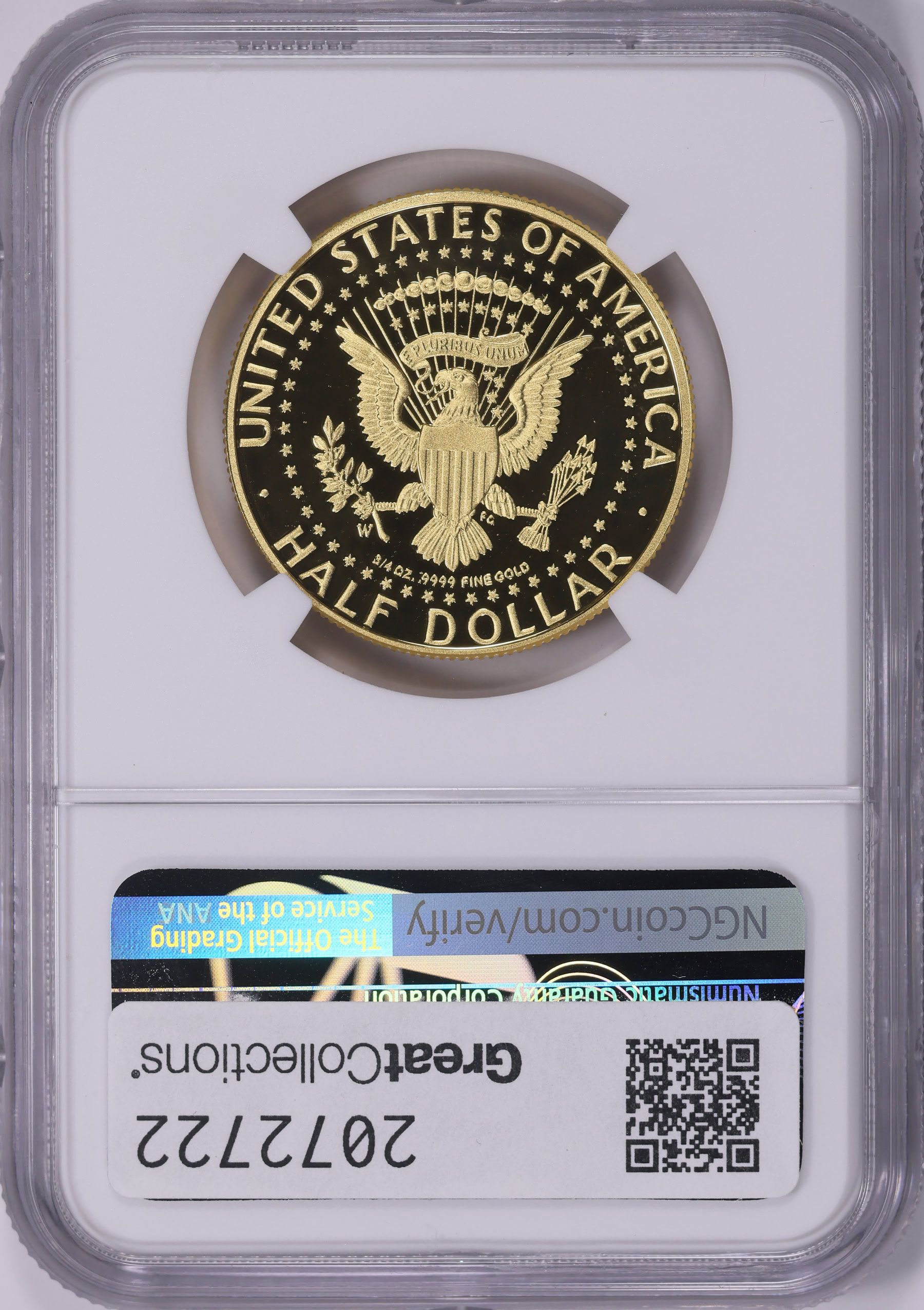 2014-W John F. Kennedy Gold Half Dollar 50th Anniversary NGC Proof